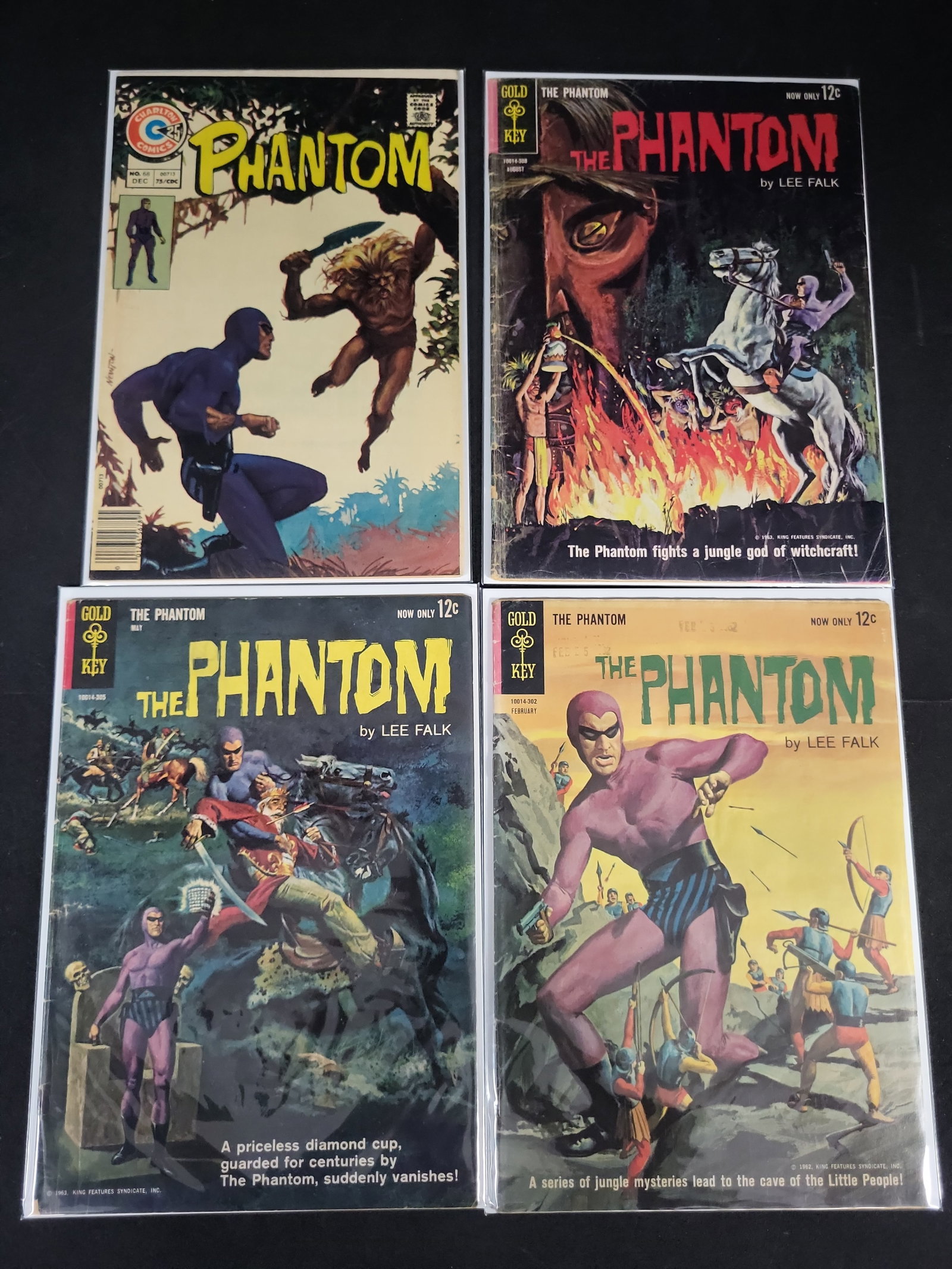 I02143 | Four Vintage The Phantom Comic Books Including Gold Key and Charlton Issues (1 of 5)