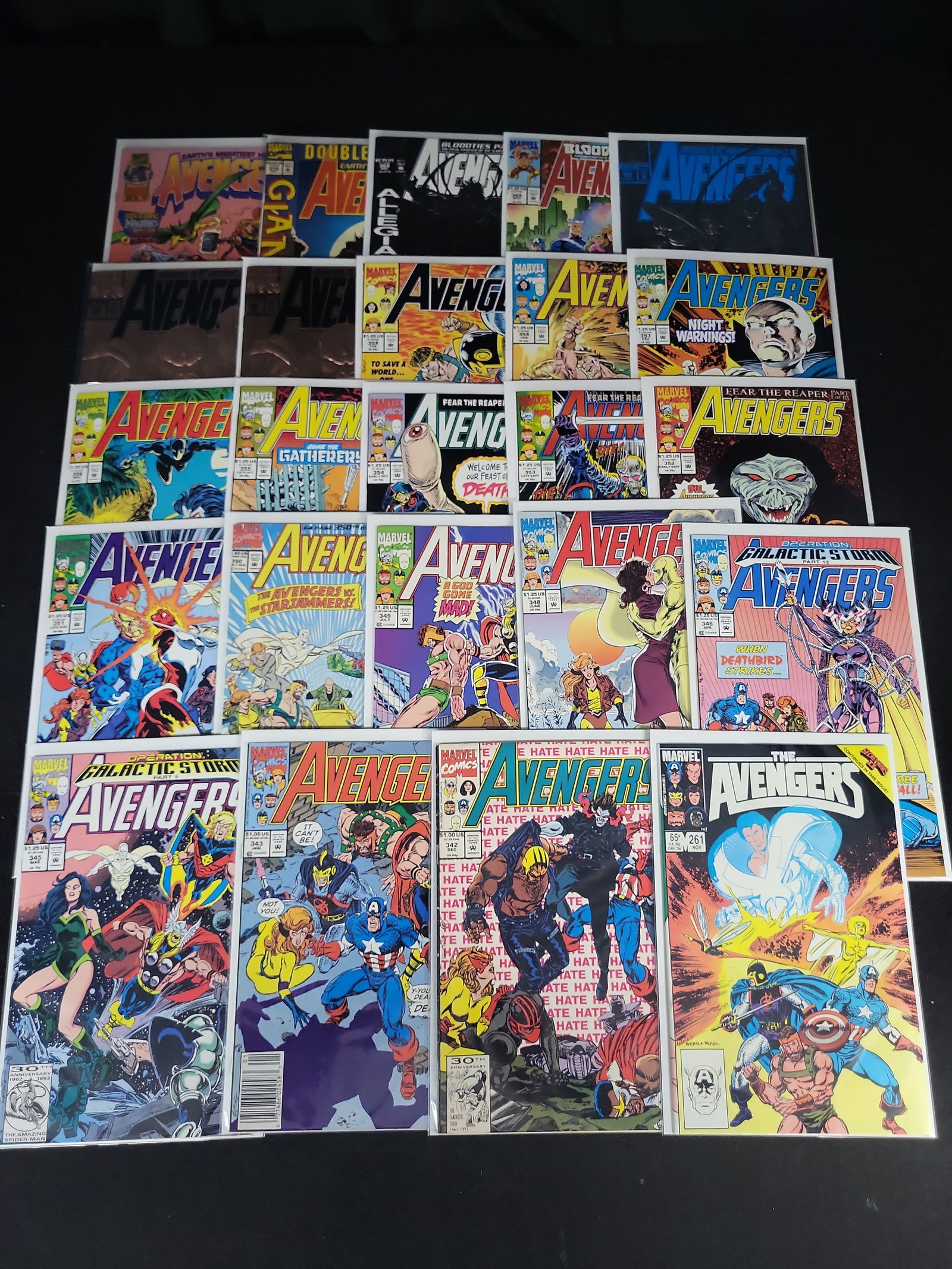 I02144 | A Collection of Marvel Comics The Avengers Volume 1 Comic Books (1 of 6)