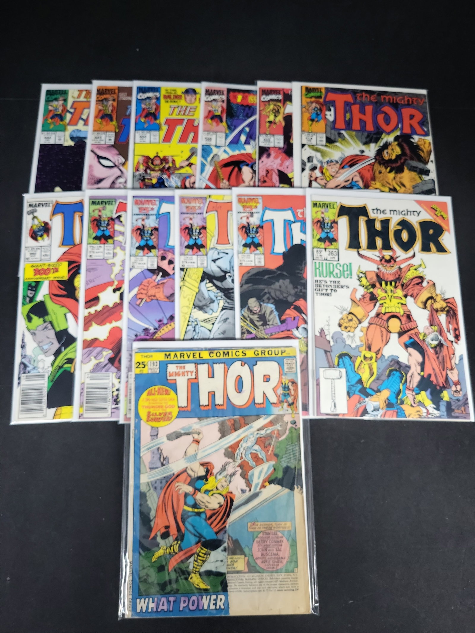 I02148 | A Collection of Marvel Comics The Mighty Thor Volume 1 Comic Books Including Key Issues (1 of 5)