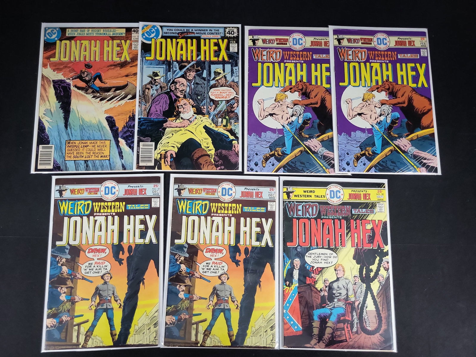I02149 | Seven Bronze Age DC Comics Featuring Jonah Hex and Weird Western Tales (1 of 3)