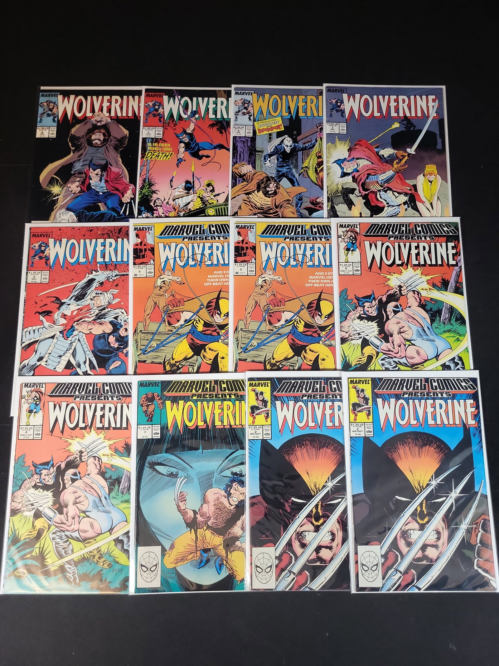 I02176 | A Collection of 12 Marvel Wolverine and Marvel Comics Presents Comic Books (1 of 5)