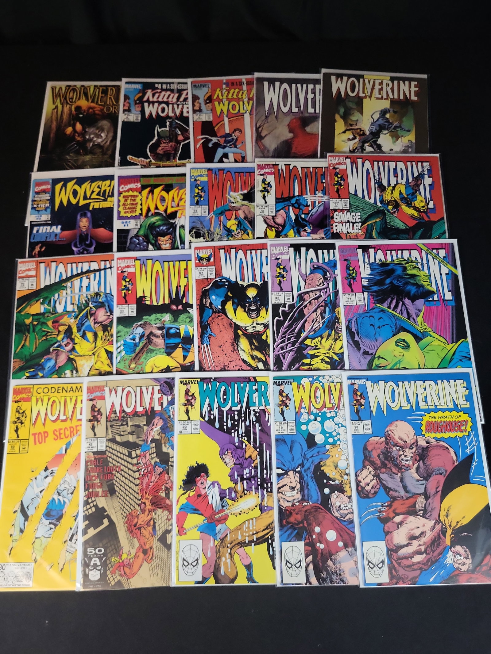 I02218 | 19 Marvel Comics Wolverine Issues Including Anniversary and Limited Series (1 of 6)