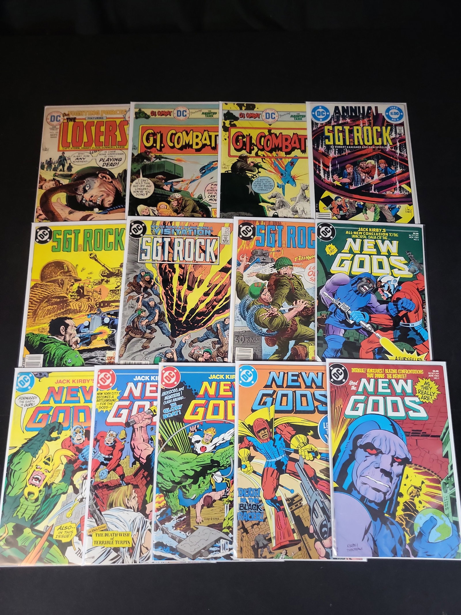 I02228 | A Collection of Thirteen DC Comics Including Sgt. Rock G.I. Combat and New Gods (1 of 5)