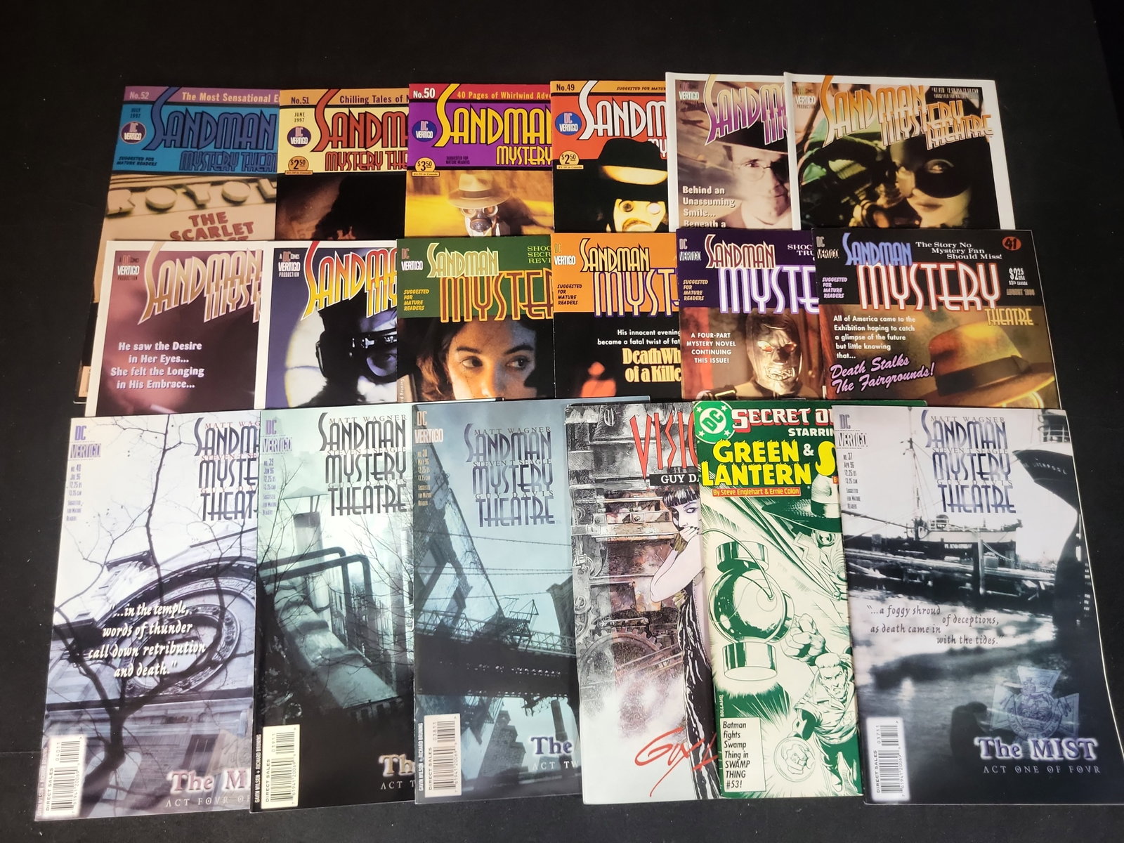 I02330 | A Collection of 18 DC Vertigo Sandman Mystery Theatre and Other Comic Books (1 of 5)