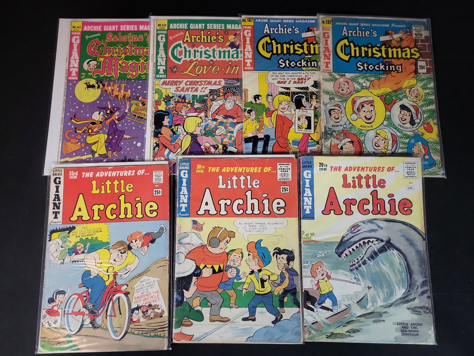 I02353 | A Collection of Seven Vintage Archie Giant Series and Little Archie Giant Comics (1 of 4)