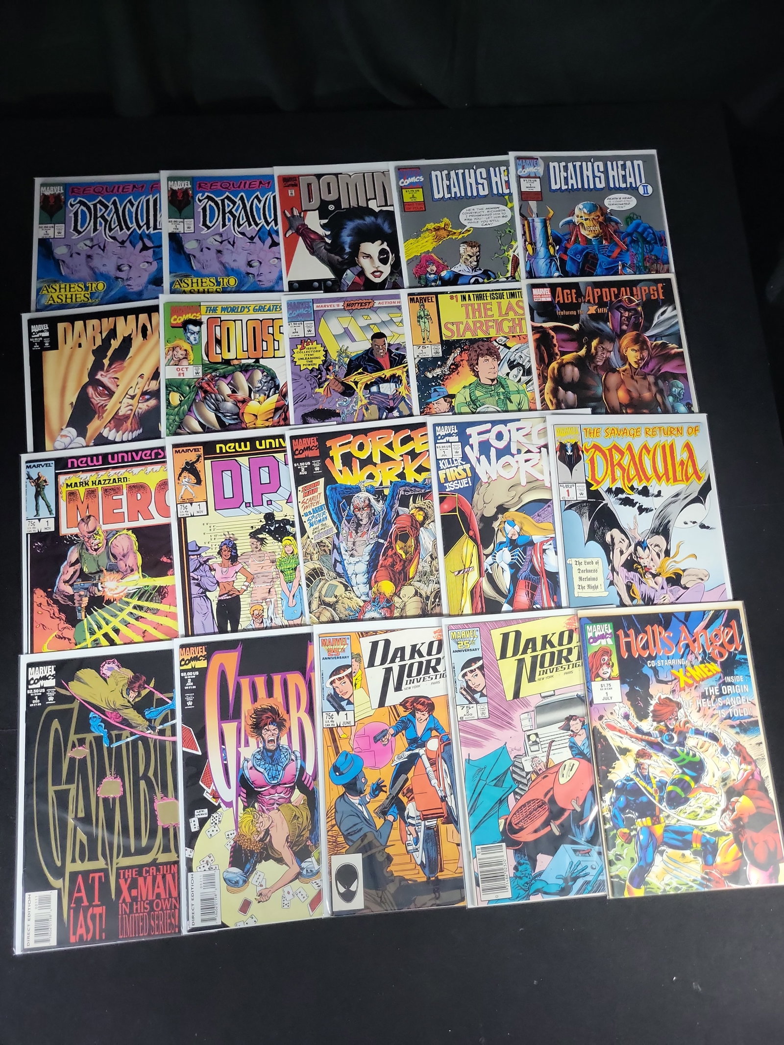 I02108 | A Collection of 21 Marvel Comics Modern Age Issues Including Gambit and Dakota North: BID PER WHAT YOU SEE IN THE PHOTO, NOT THE AI GENERATED TITLES AND DESCRIPTIONS! A Collection of 21 Marvel Comics Modern Age Issues Including Gambit and Dakota North This is a collection of 21 modern 