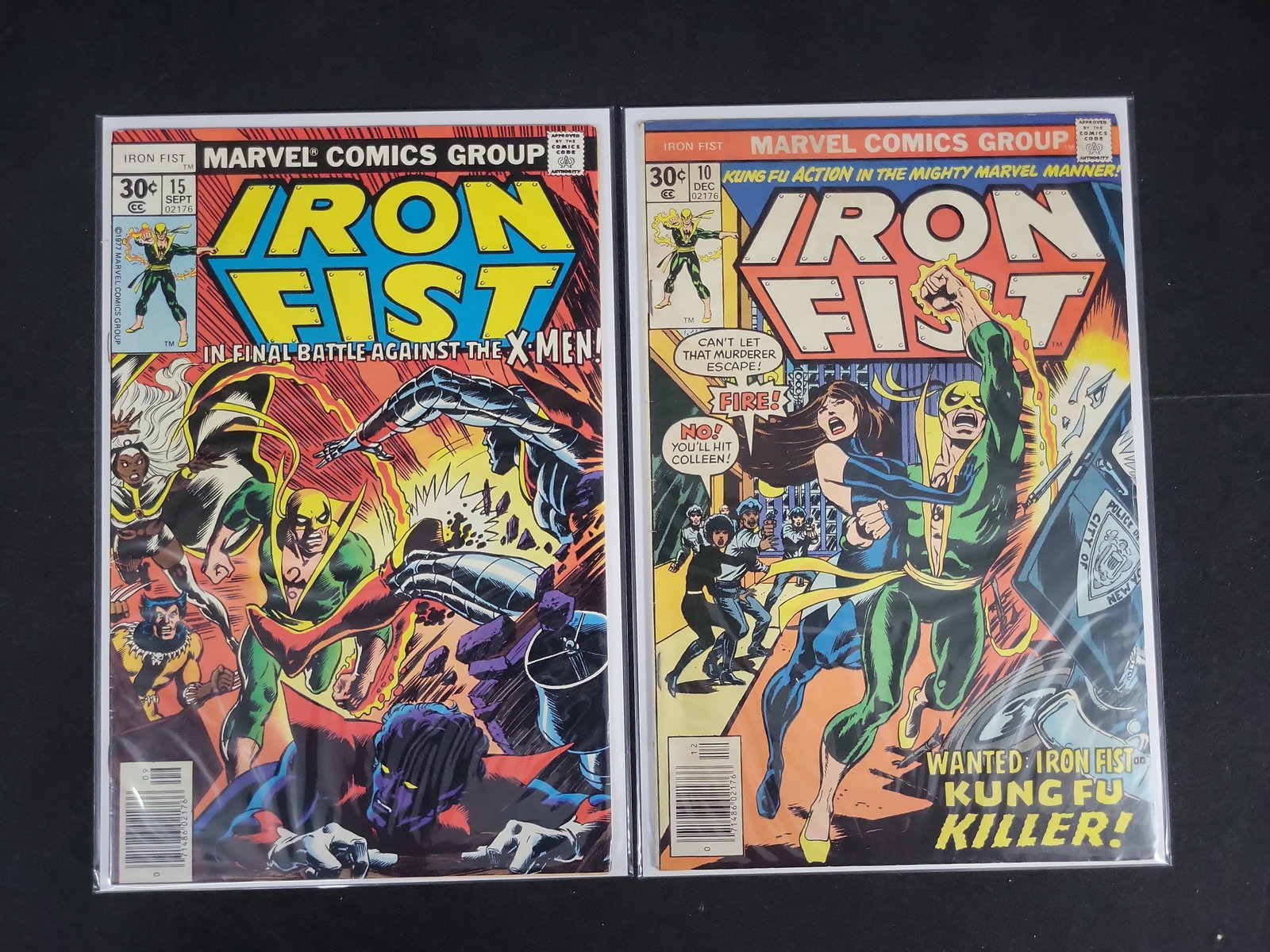 I02097 | Two Marvel Comics Iron Fist Comic Books Issues 10 and 15 (1 of 4)