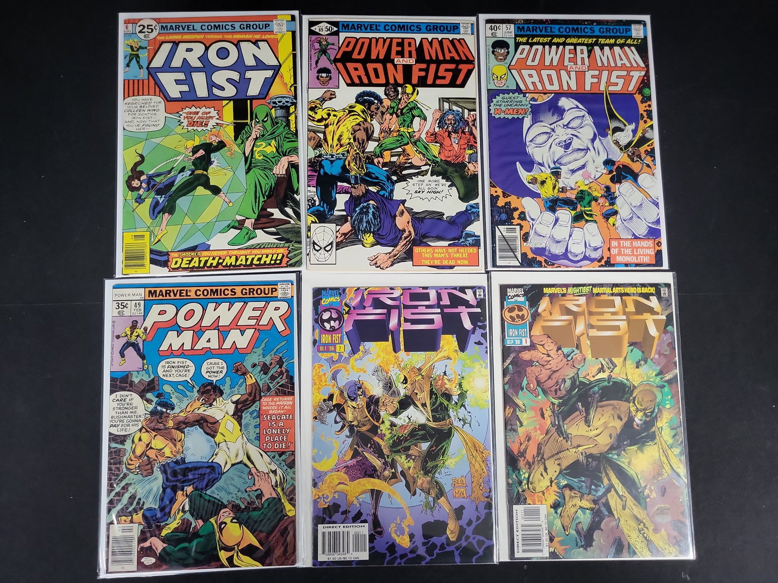 I02098 | A Collection of Six Marvel Comic Books Featuring Power Man and Iron Fist (1 of 5)
