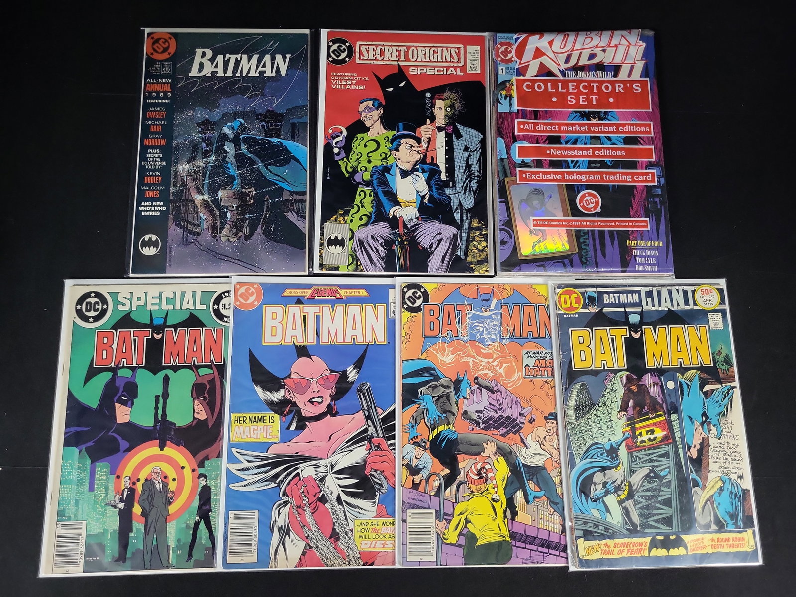 I02131 | A Collection of Seven DC Batman Comic Books Including Key Issues and Special Editions (1 of 5)