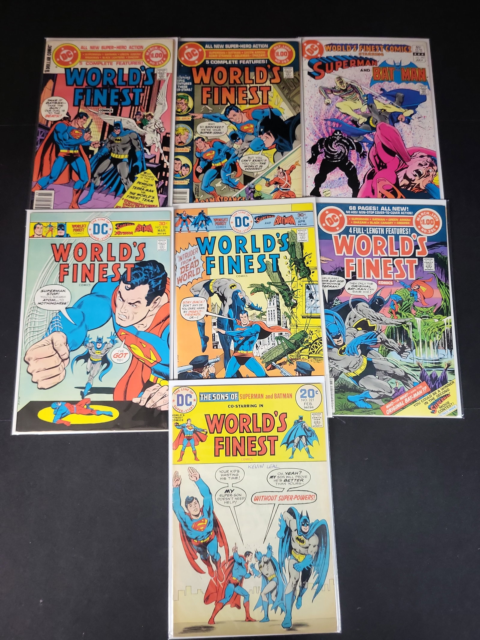 I02177 | A Collection of Seven DC World's Finest Comics Featuring Superman and Batman, 1974-1983 (1 of 3)