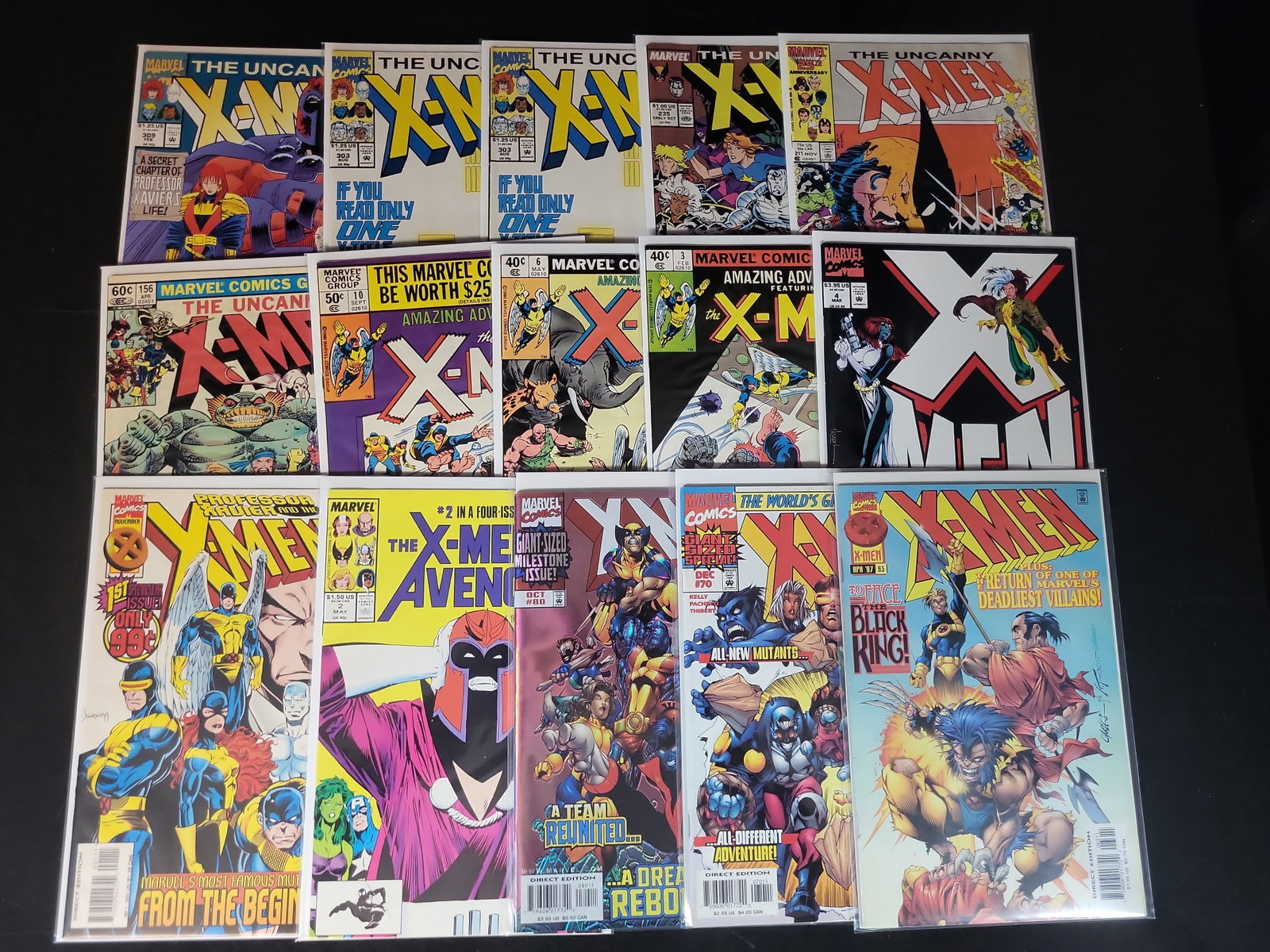 I02219 | A Collection of 15 Marvel X-Men and Related Comic Books (1 of 5)