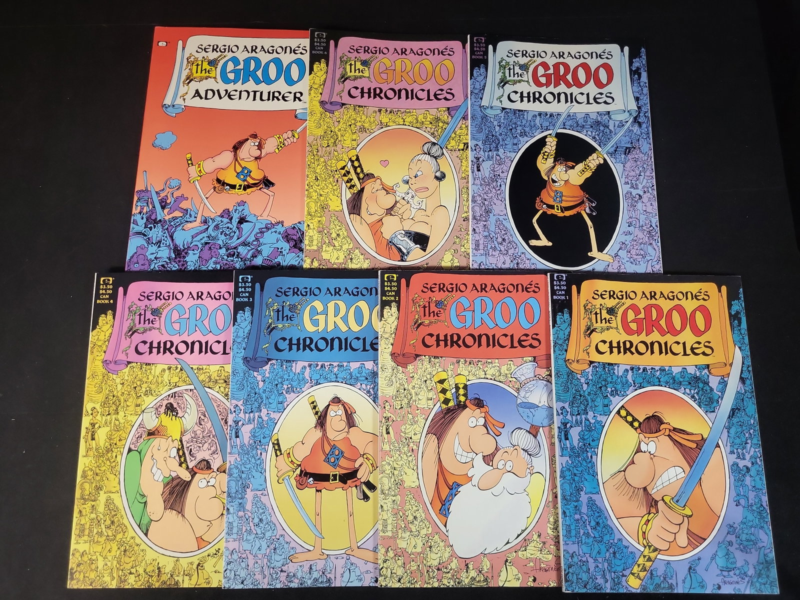 I02261 | A Set of Sergio Aragones Groo the Wanderer Graphic Novels Published by Epic Comics (1 of 4)