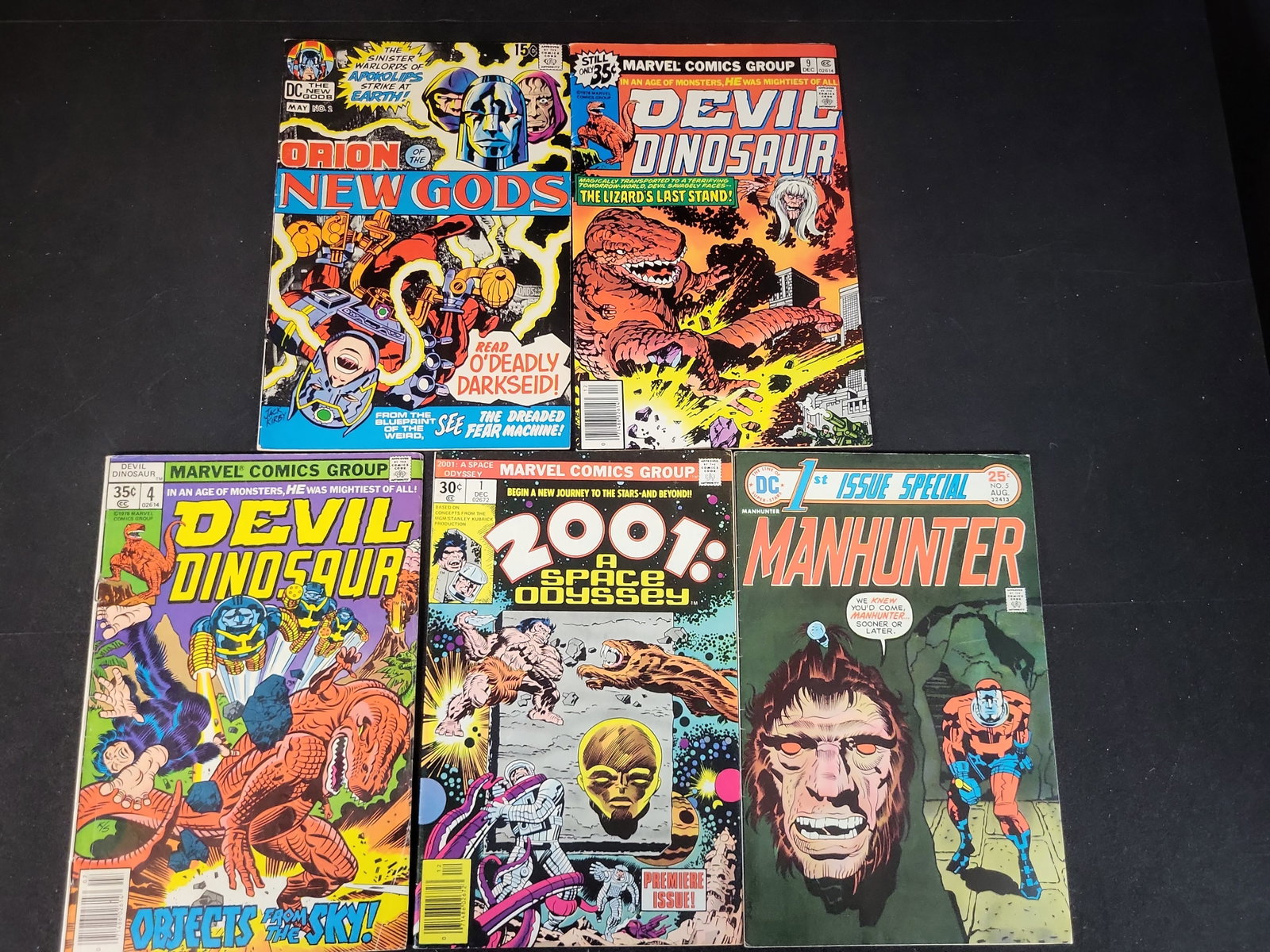 I02402 | A Group of Five Bronze Age Jack Kirby Cover Comic Books (1 of 3)