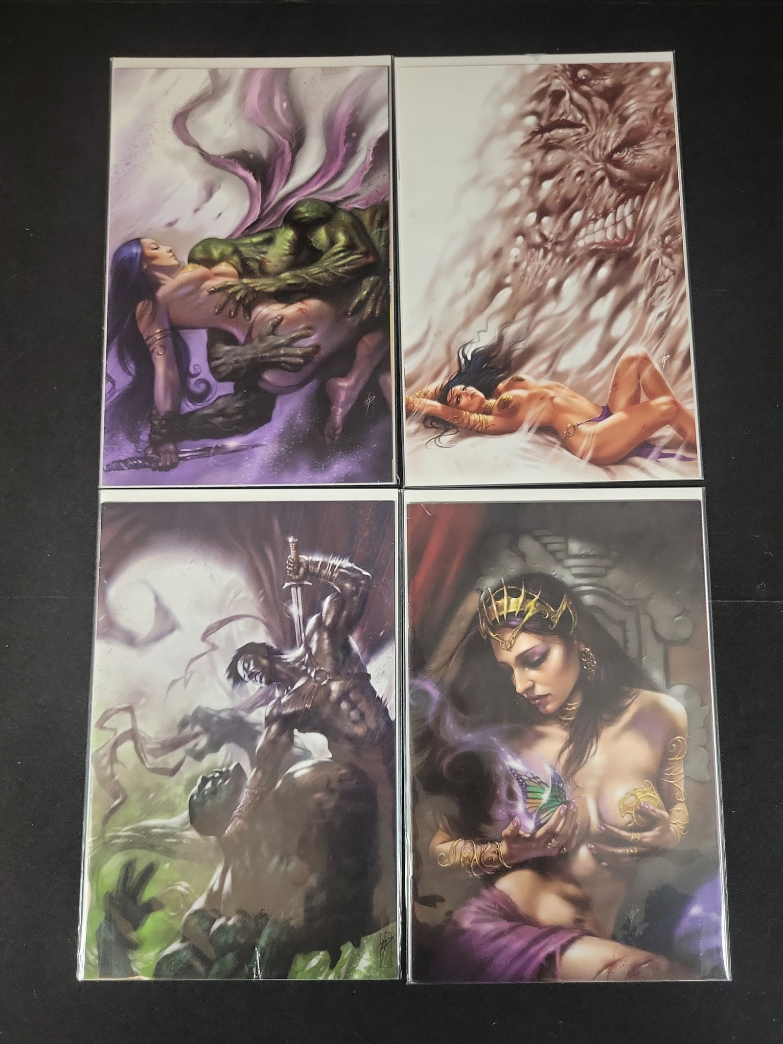 I02417 | A Set of Four Dynamite Entertainment Dejah Thoris Issue 1 Virgin Variant Comic Books by (1 of 3)
