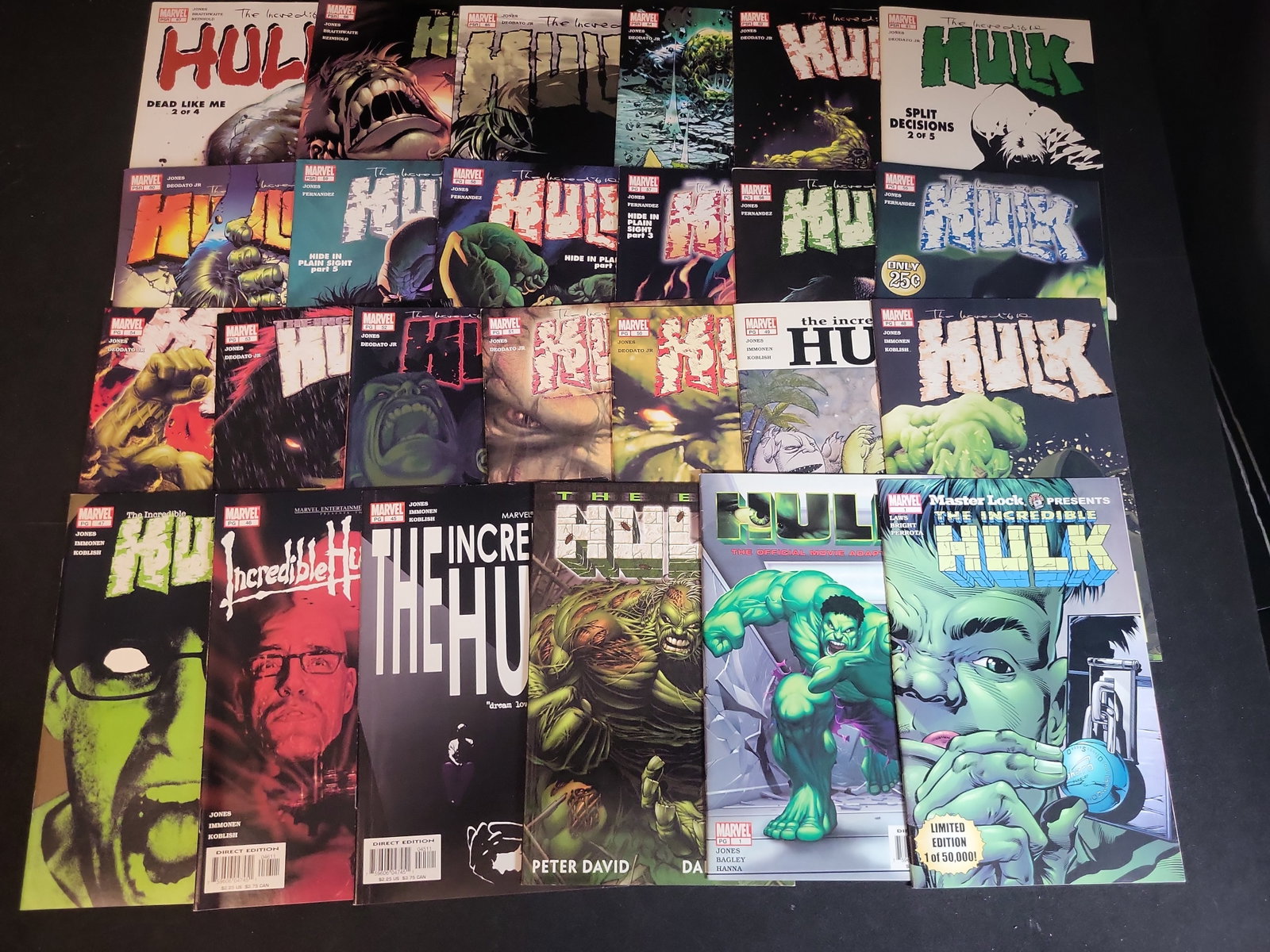 I02678 | A Collection of 23 Marvel Incredible Hulk Comic Books Including Bruce Jones Run (1 of 5)