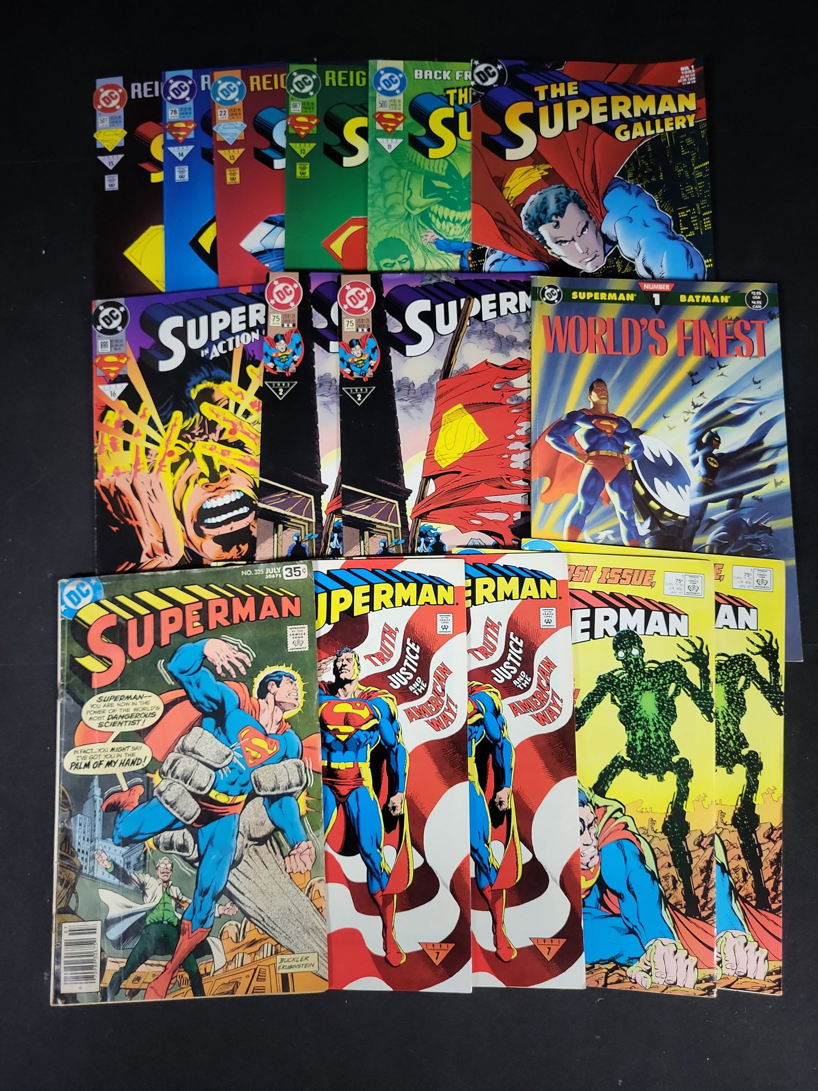 I02797 | Collection of 16 DC Comics Superman Comic Books 1978-1994 (1 of 6)