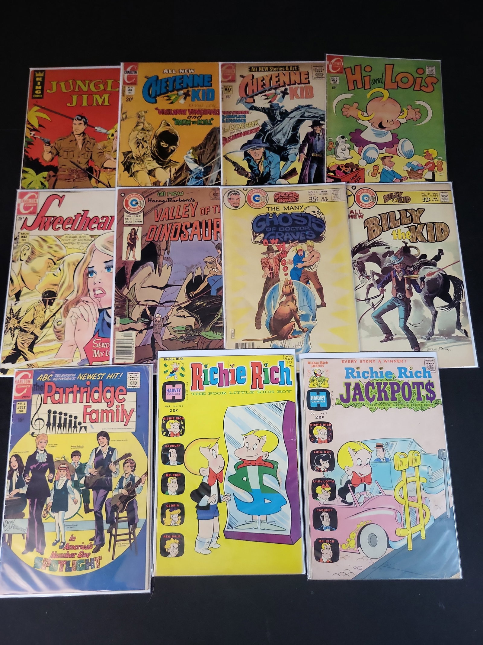 I02200 | A Collection of Eleven Vintage Charlton, Harvey, and King Comic Books (1 of 4)