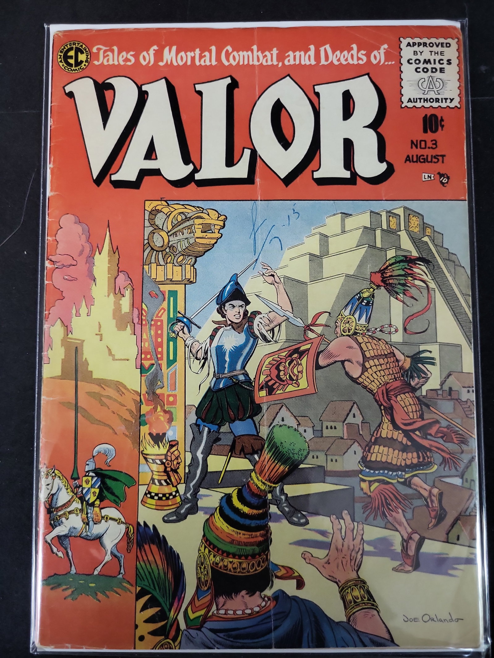 I02337 | EC Comics Valor Issue Number 3 August 1955 Joe Orlando Cover (1 of 2)