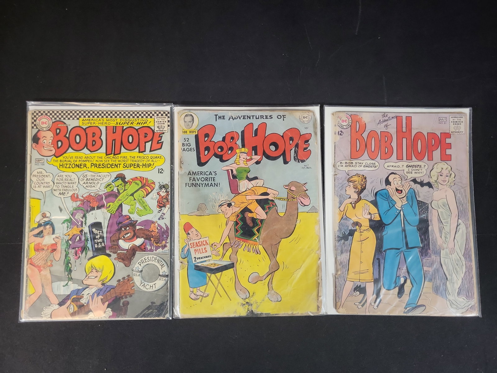 I02495 | Three Issues of The Adventures of Bob Hope DC Comics (1 of 3)