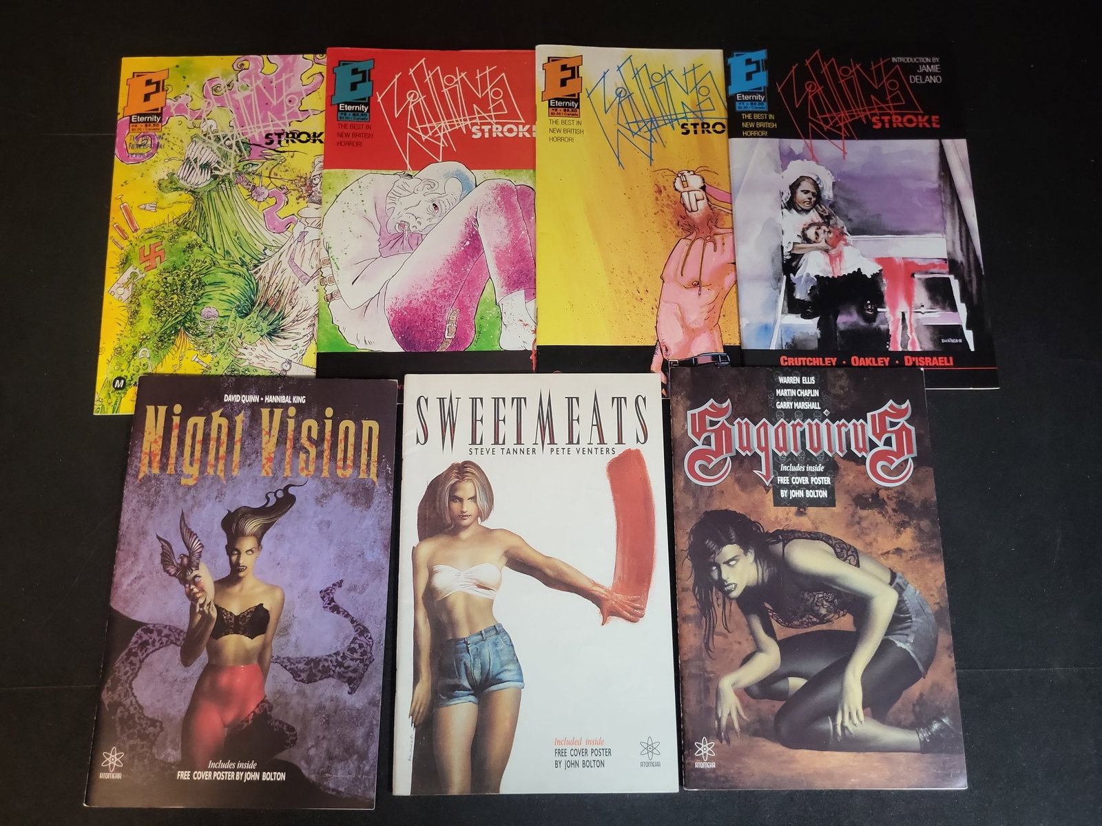 I02689 | Seven Independent Horror Comic Books Including Killing Stroke and Atomeka Press Titles (1 of 4)