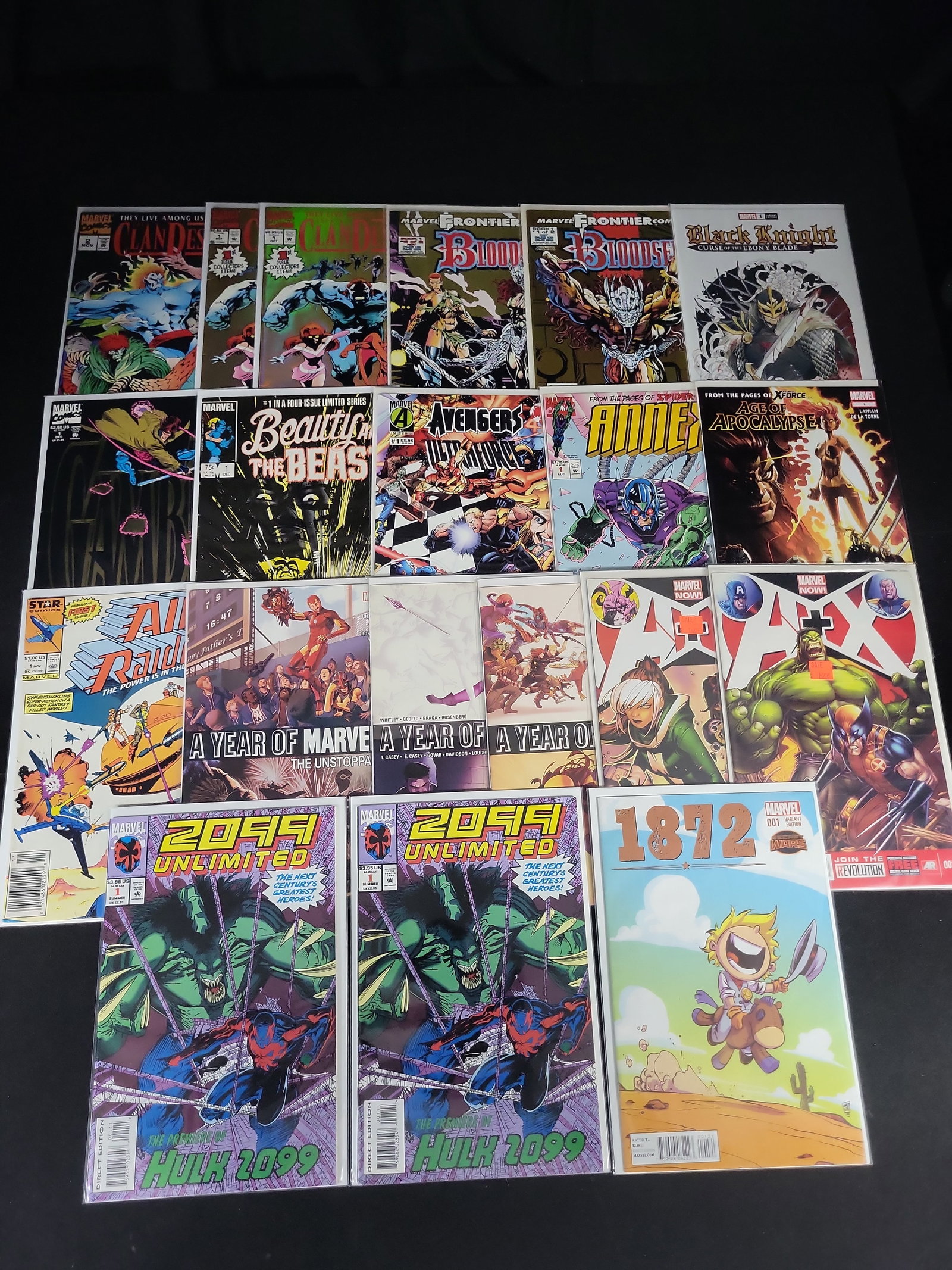 I02107 | Collection of 21 Marvel Comic Books Including 2099 Unlimited and Gambit Key Issues (1 of 7)