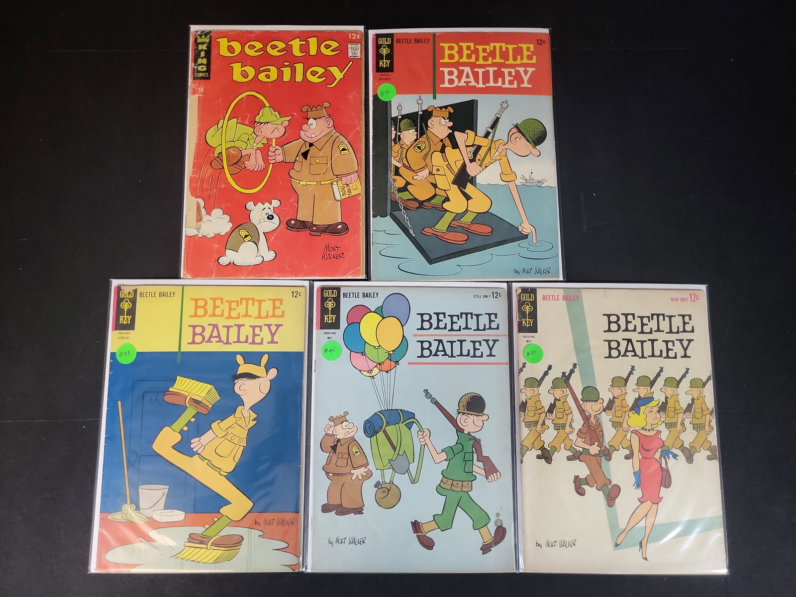 I02165 | A Collection of Five Beetle Bailey Comic Books by Gold Key and King Comics (1 of 4)