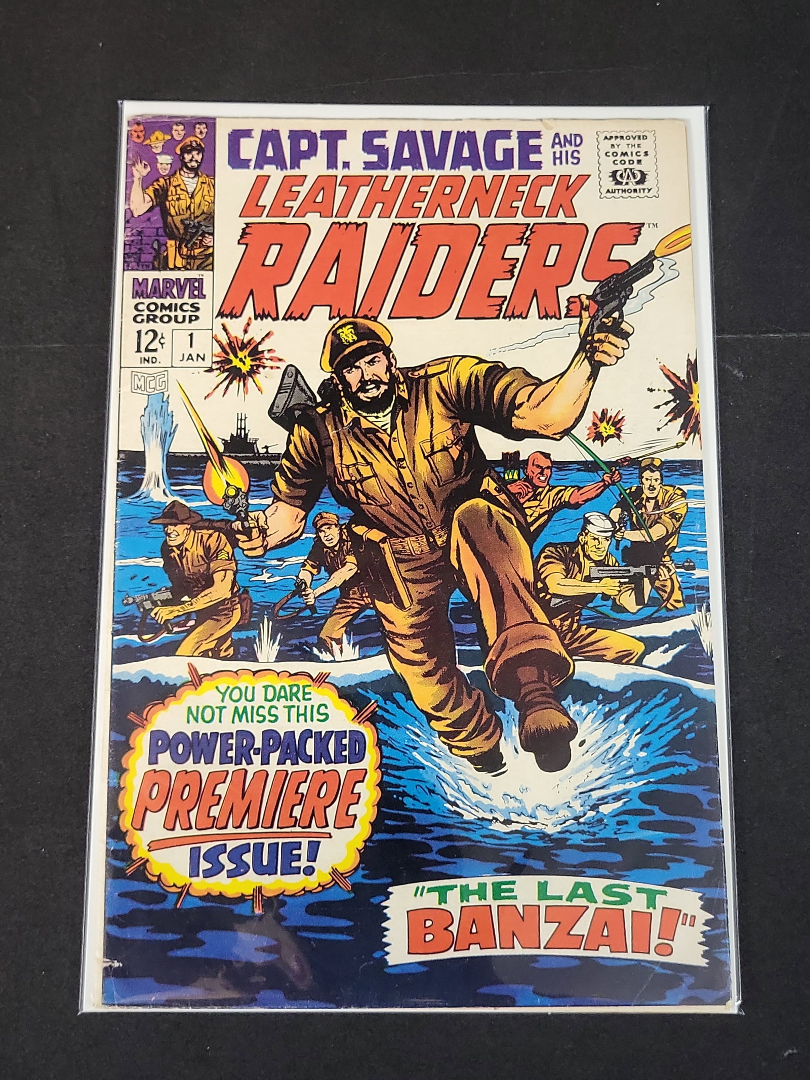 I02214 | Marvel Comics Capt. Savage and his Leatherneck Raiders #1, January 1968, Premiere Issue (1 of 2)