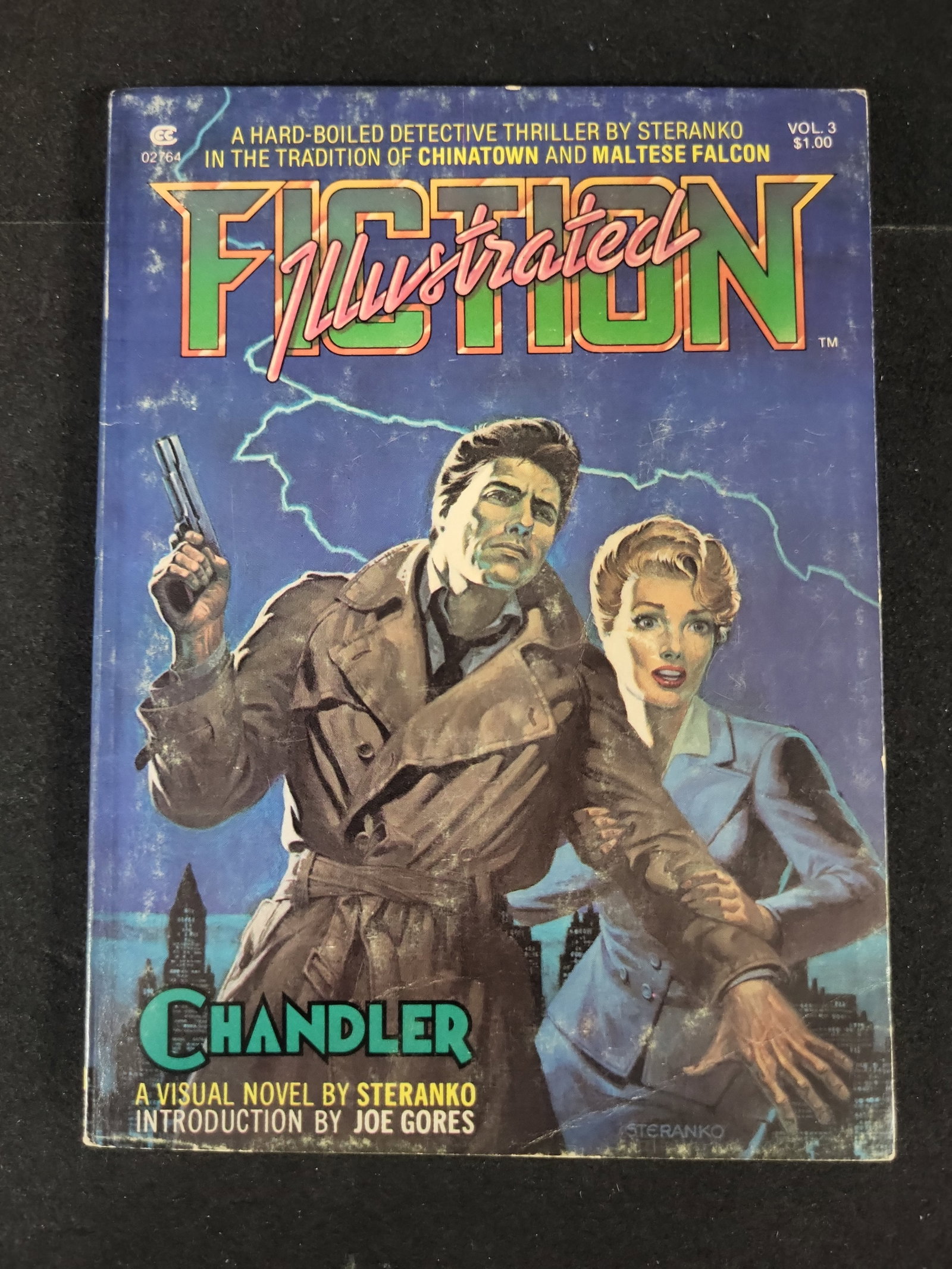 I02265 | Fiction Illustrated Vol. 3 Chandler A Visual Novel by Jim Steranko 1976: BID PER WHAT YOU SEE IN THE PHOTO, NOT THE AI GENERATED TITLES AND DESCRIPTIONS! Fiction Illustrated Vol. 3 Chandler A Visual Novel by Jim Steranko 1976 Fiction Illustrated Volume 3 featuring Chandler