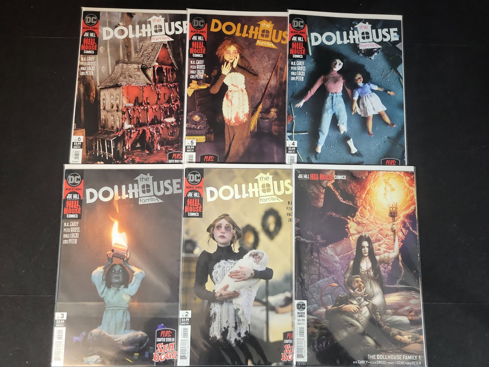 I02275 | A Set of DC Black Label The Dollhouse Family Comic Books Issues 1-6 (1 of 3)