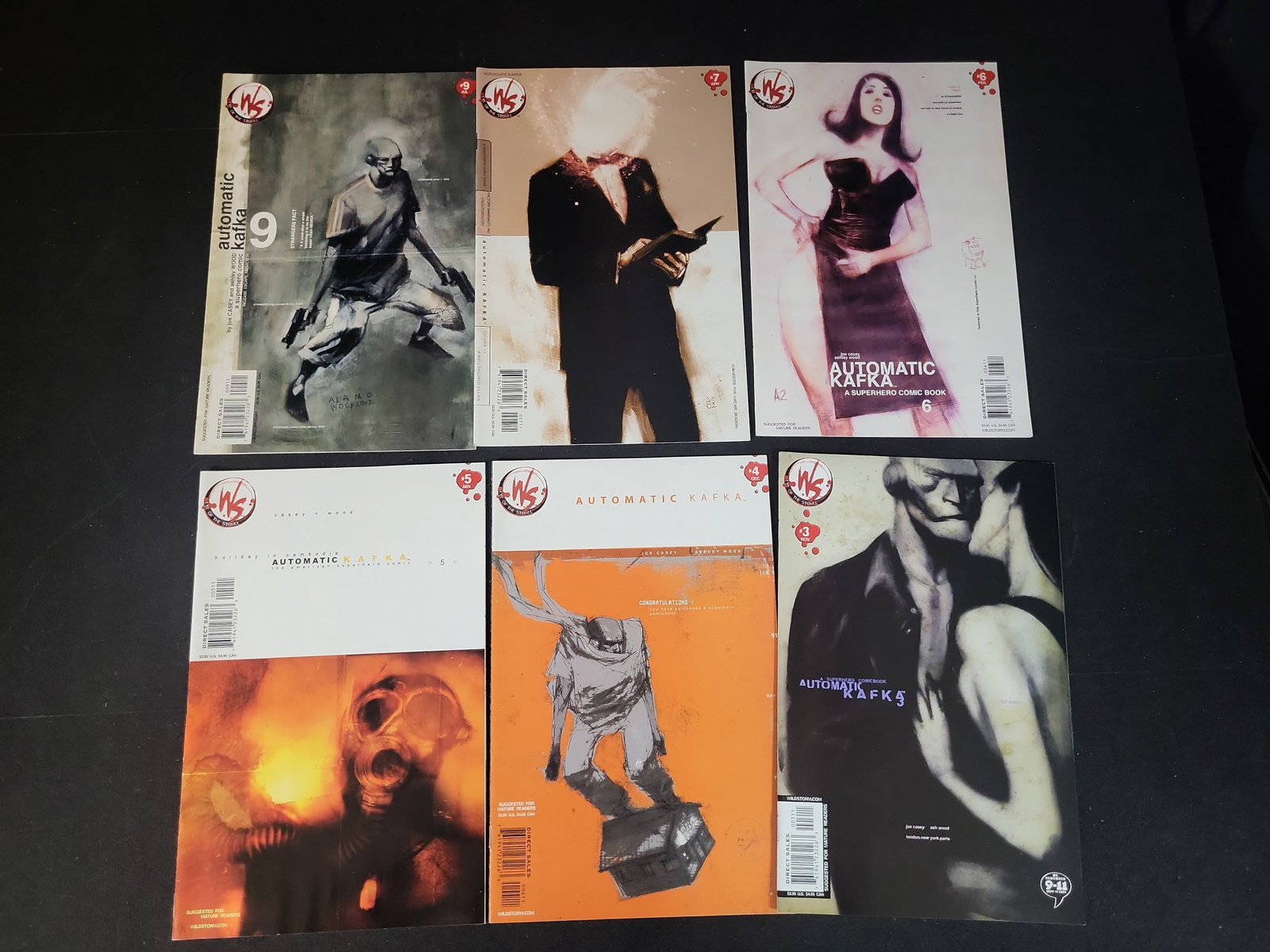 I02279 | A Set of Six Automatic Kafka Comic Books Published by WildStorm Productions (1 of 3)