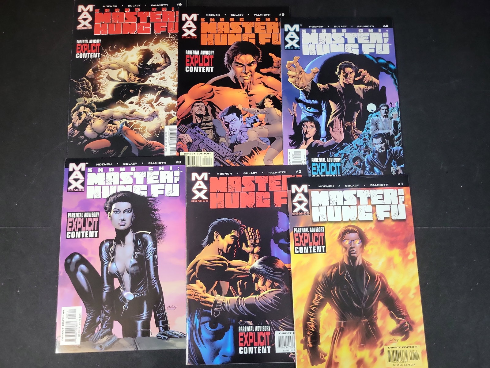 I02289 | Shang-Chi Master of Kung Fu #1-6 Complete Limited Series Marvel MAX Comics 2002 (1 of 4)