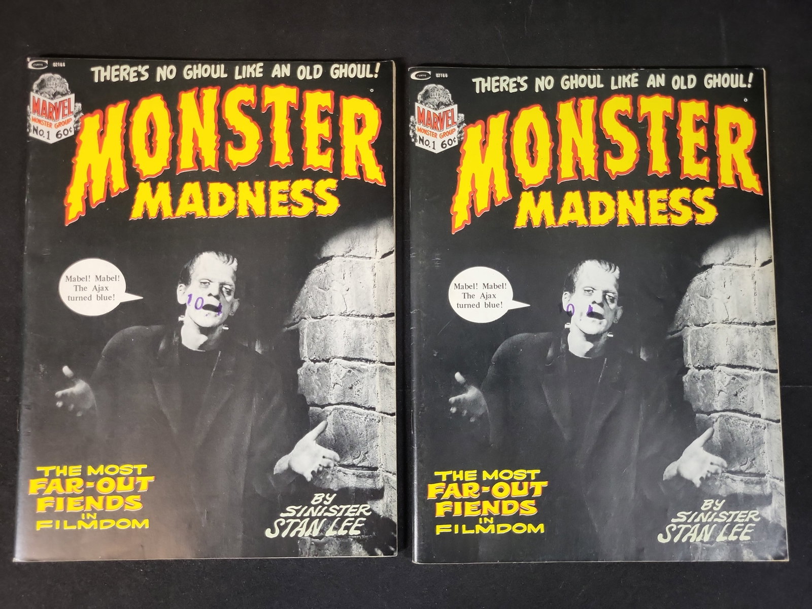 I02290 | A Pair of Monster Madness No. 1 Magazines, Marvel Monster Group (1972) (1 of 2)