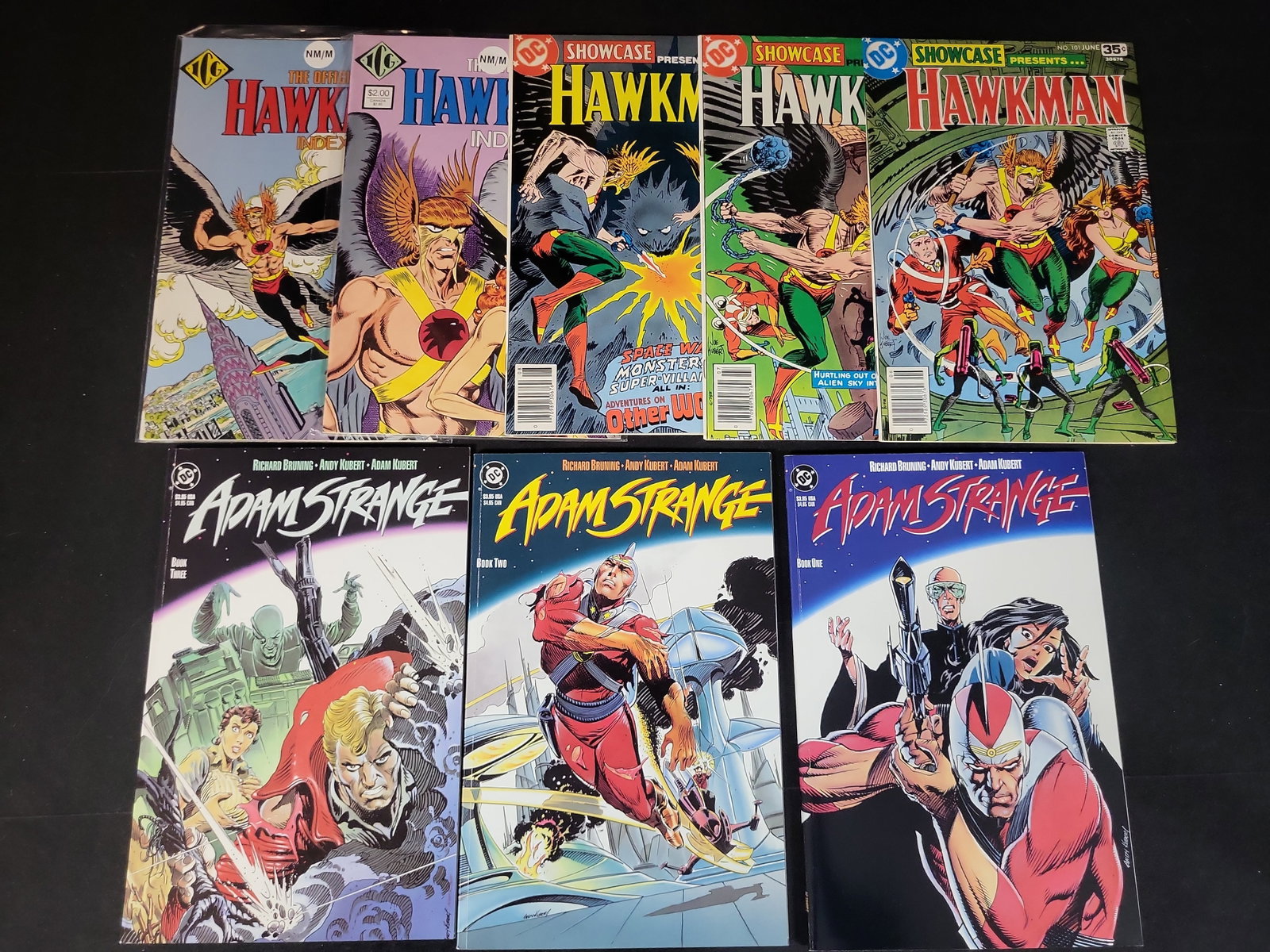 I02340 | A Collection of Eight DC Comics Featuring Hawkman and Adam Strange, 1978-1990 (1 of 4)