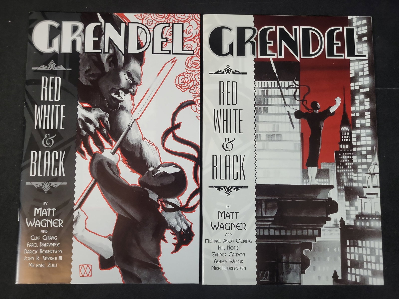 I02377 | A Pair of Grendel Red, White, and Black Comic Books Issues 1 and 2 (1 of 2)