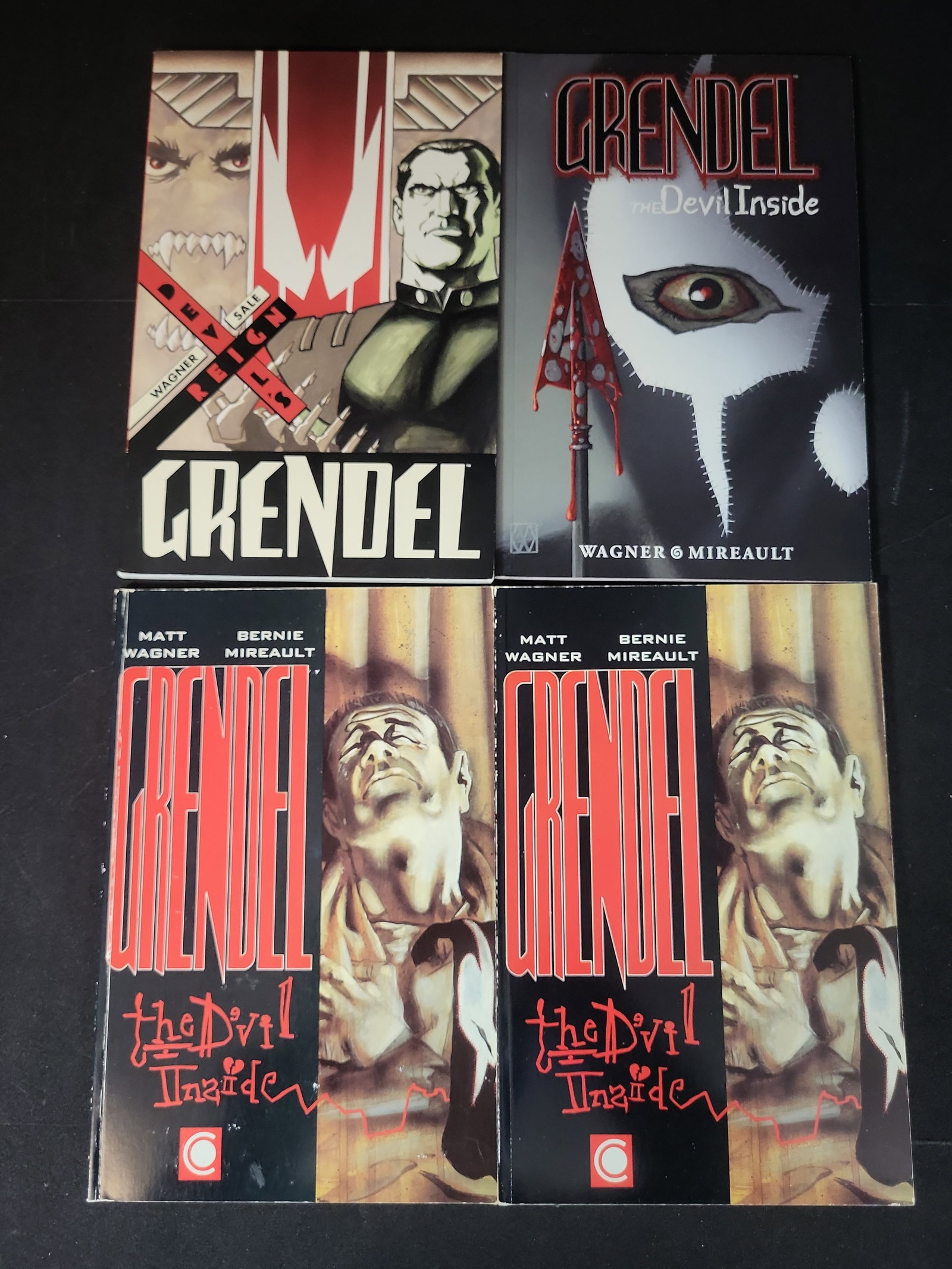 I02378 | A Lot of Four Grendel Comic Books and Graphic Novels by Matt Wagner (1 of 3)