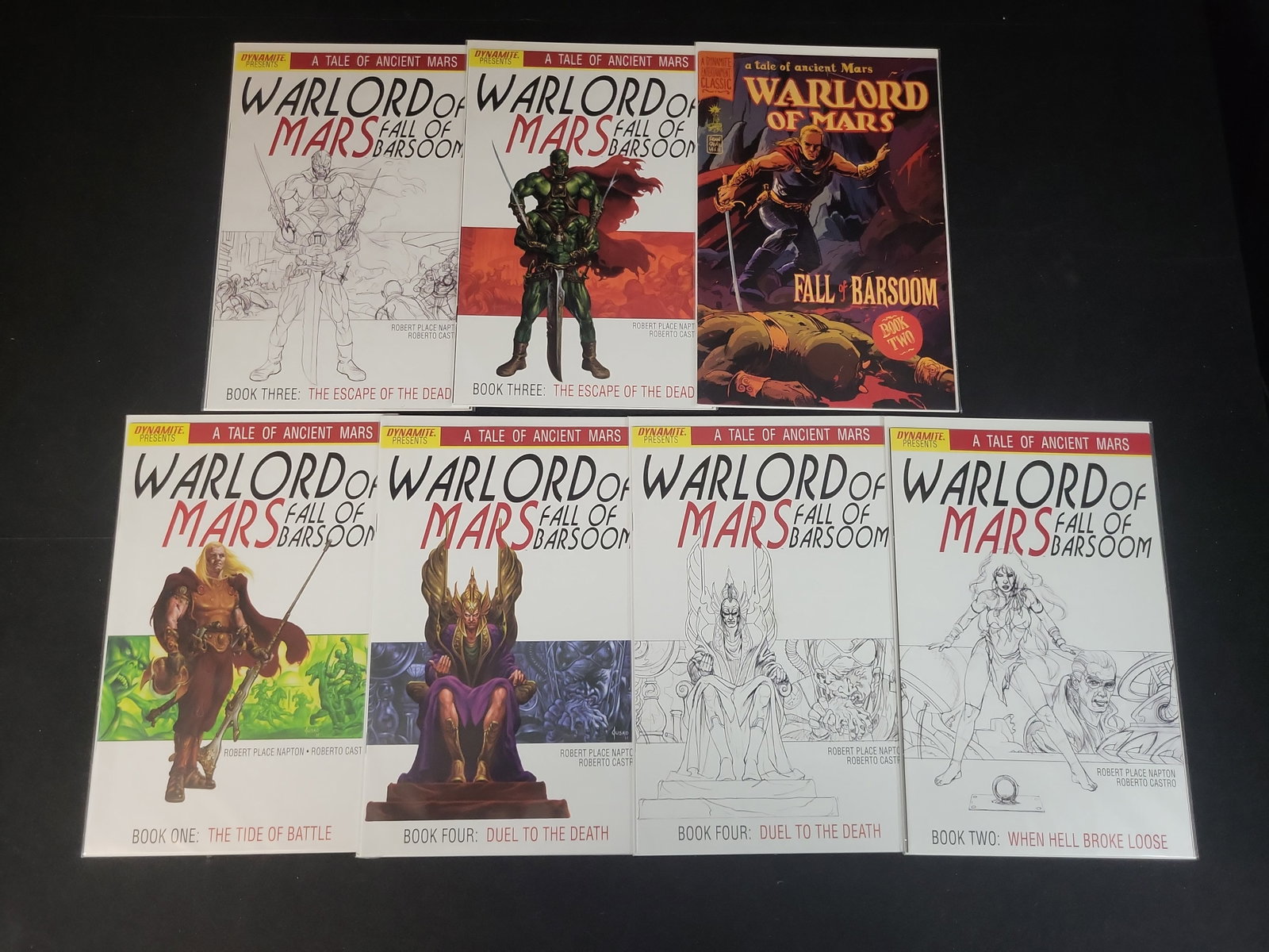 I02427 | A Collection of Dynamite Entertainment Warlord of Mars: Fall of Barsoom Comic Books: BID PER WHAT YOU SEE IN THE PHOTO, NOT THE AI GENERATED TITLES AND DESCRIPTIONS! A Collection of Dynamite Entertainment Warlord of Mars: Fall of Barsoom Comic Books This lot features a collection of s