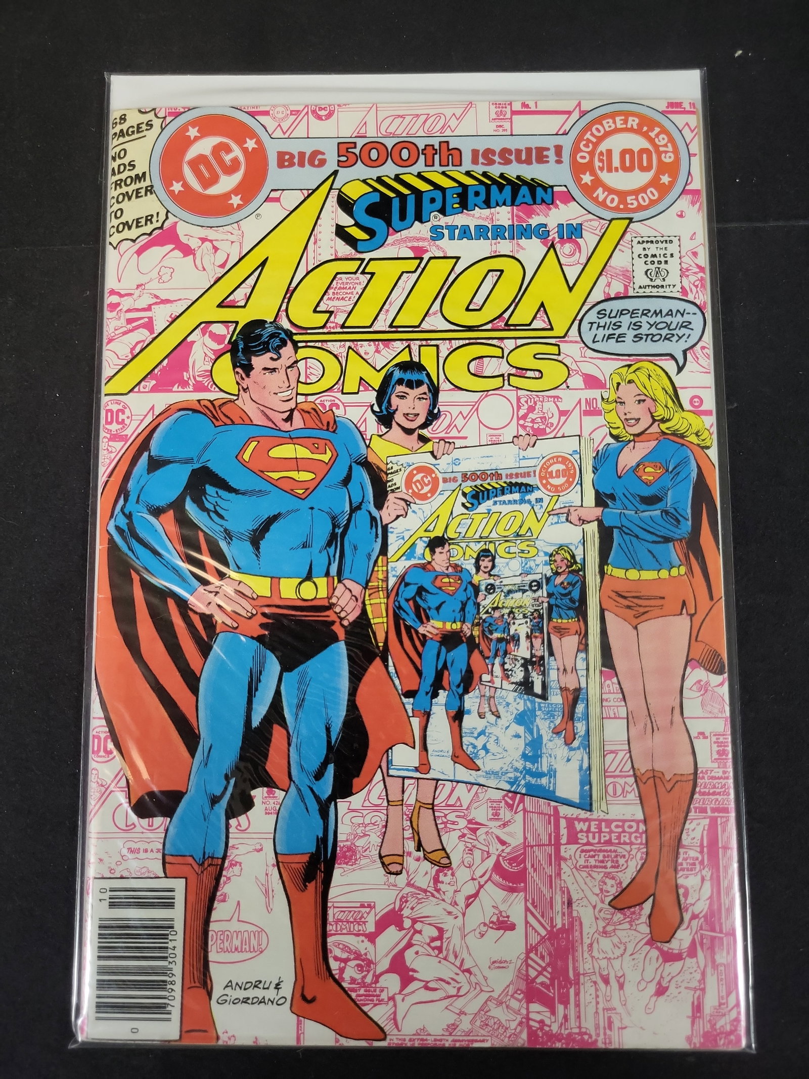 I02428 | DC Comics Action Comics Issue Number 500 October 1979 Newsstand Edition (1 of 2)