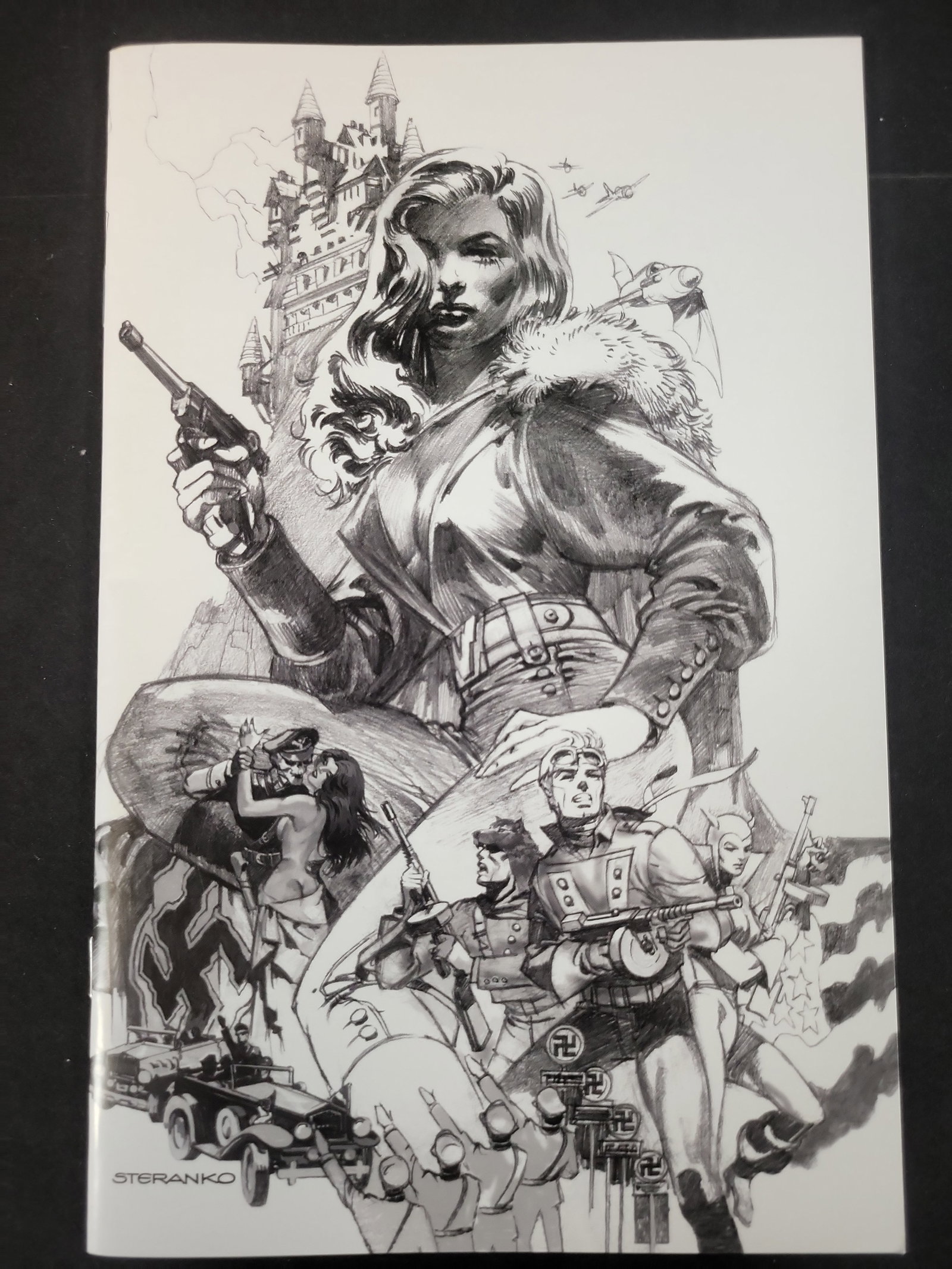 I02433 | Airboy #51 Variant B Jim Steranko Virgin Sketch Cover (1 of 2)