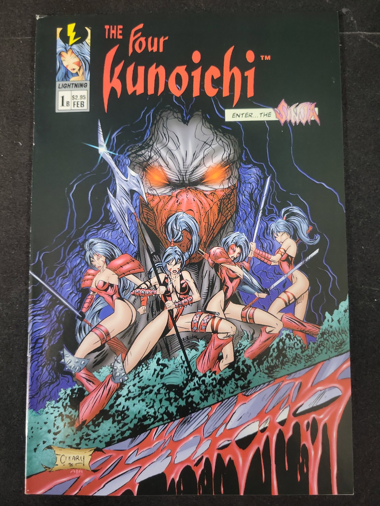 I02434 | The Four Kunoichi Issue 1B Enter the Sinja Variant Cover Lightning Comics 1996 (1 of 2)