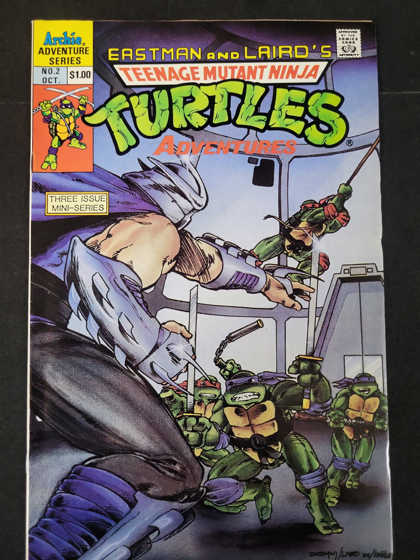 I02448 | Teenage Mutant Ninja Turtles Adventures No. 2 Archie Adventure Series 1988 Mini-Series (1 of 2)