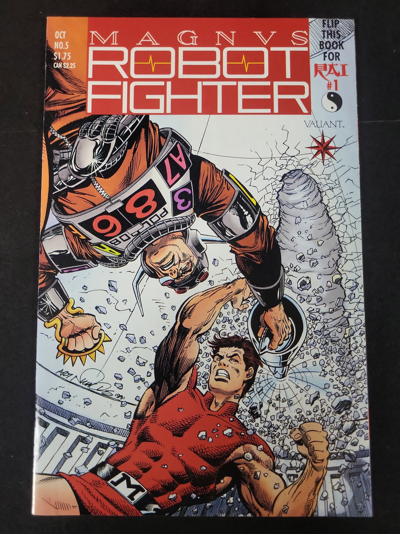 I02465 | Valiant Comics Magnus Robot Fighter Issue 5 Flip Book with Rai 1 First Appearance (1 of 2)