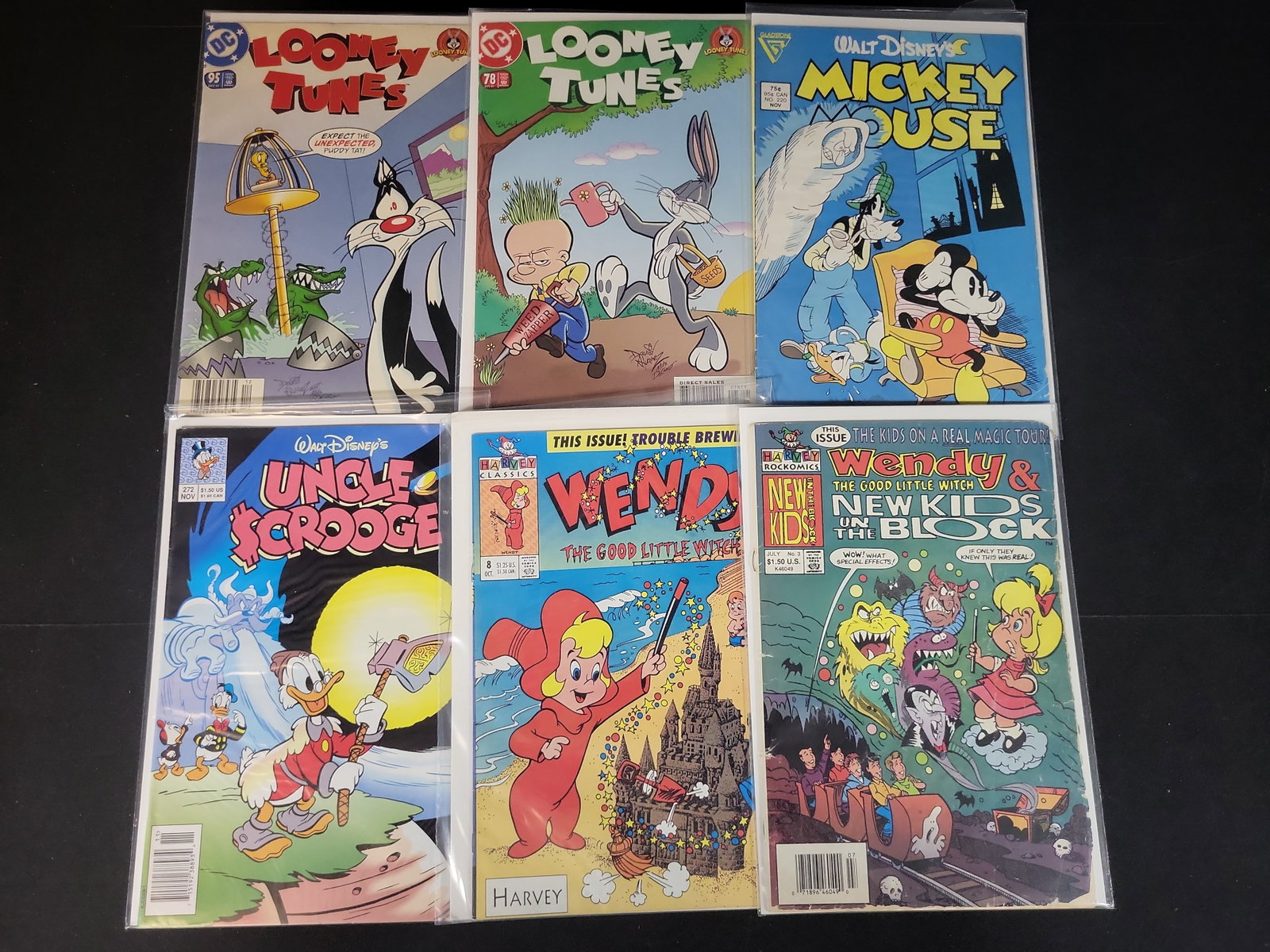 I02491 | A Lot of Six Assorted Modern Era Cartoon Comic Books Including Looney Tunes and Disney (1 of 4)