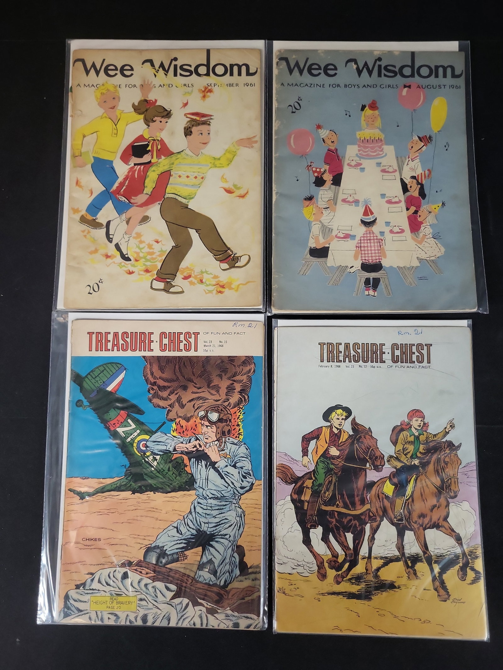I02494 | A Collection of Vintage Childrens Magazines and Comic Books Including Wee Wisdom and (1 of 3)