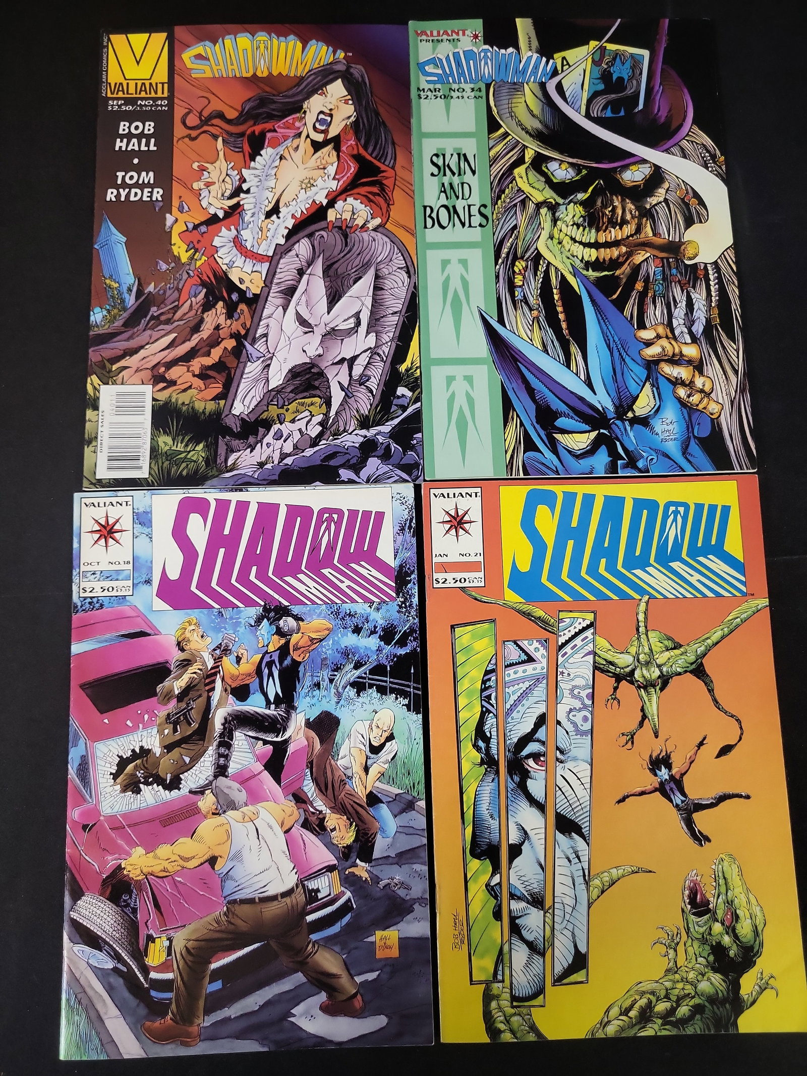 I02503 | A Collection of Shadowman Comic Books Published by Valiant and Acclaim Comics (1 of 3)