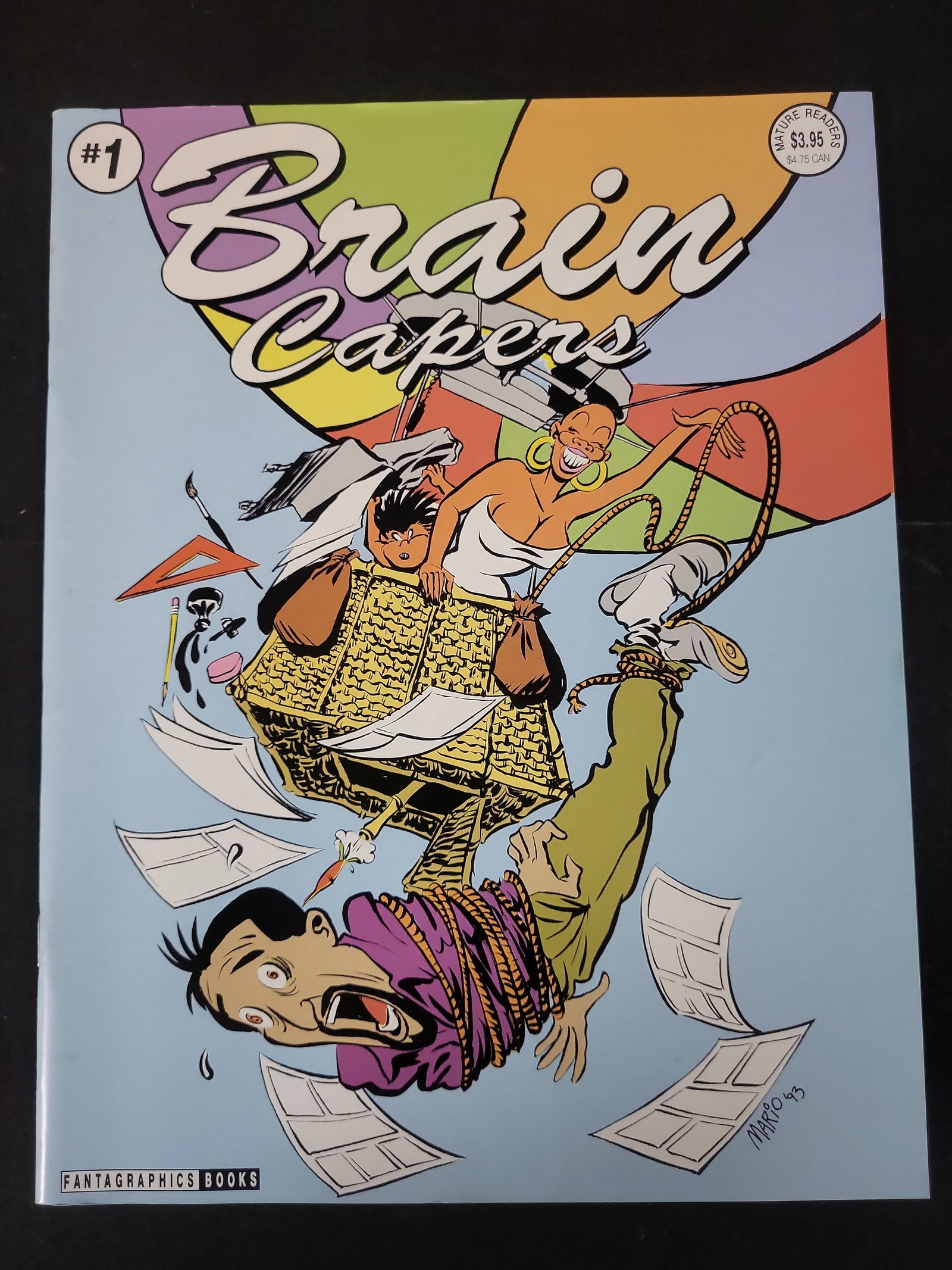 I02536 | Fantagraphics Books Brain Capers Issue #1 Mature Readers Comic 1993 (1 of 2)