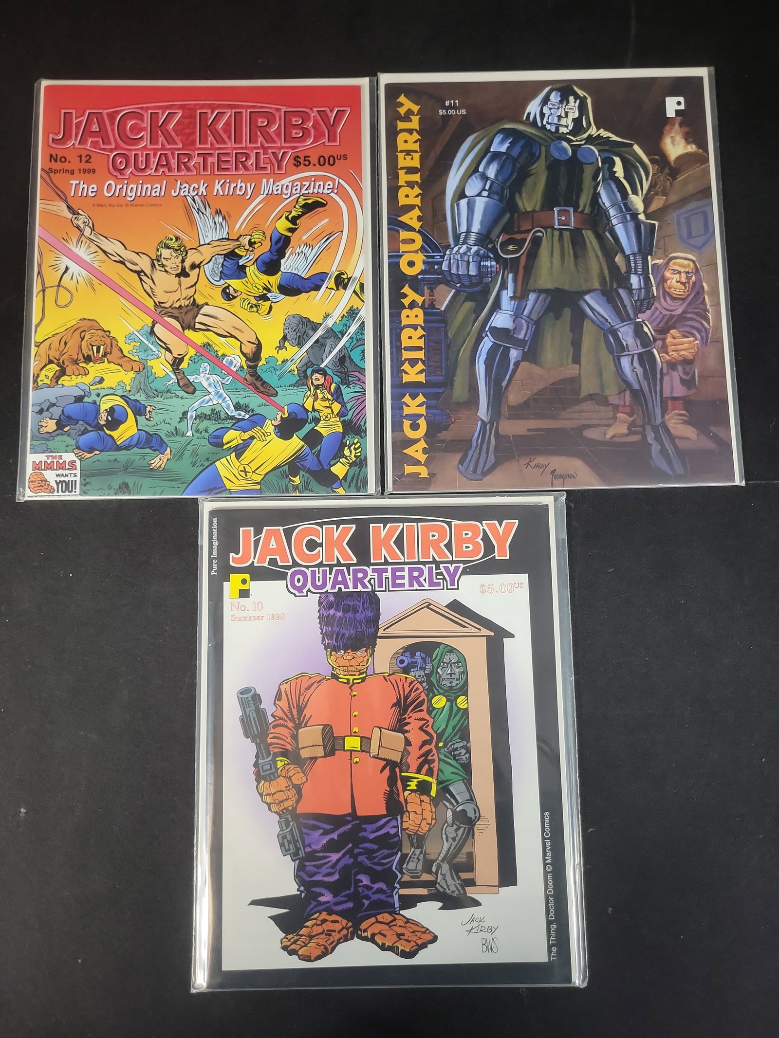 I02575 | A Trio of Jack Kirby Quarterly Magazines, Pure Imagination, Issues 10, 11, and 12 (1 of 4)