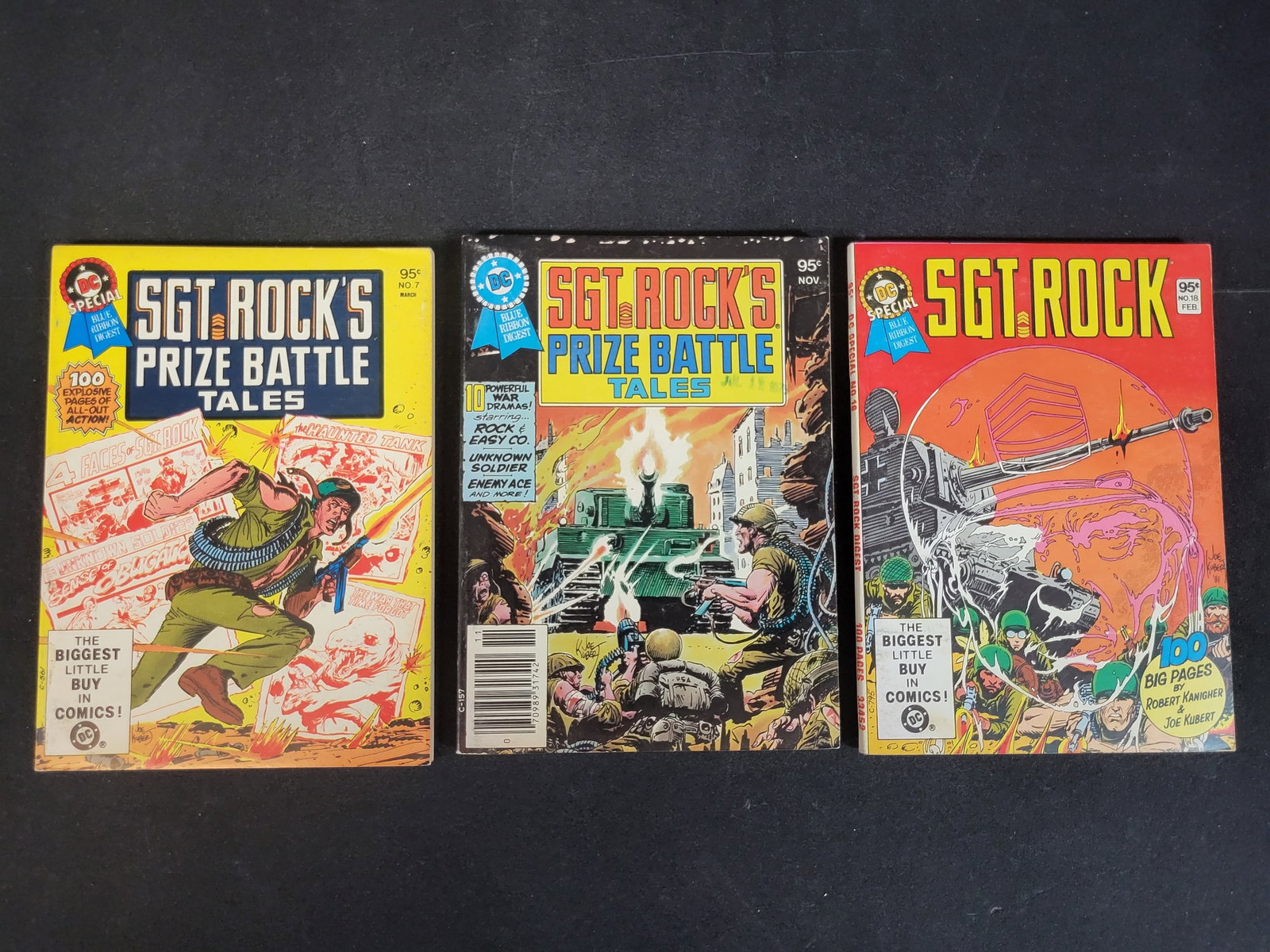 I02611 | A Trio of DC Special Blue Ribbon Digest Sgt. Rock Comic Books (1 of 4)