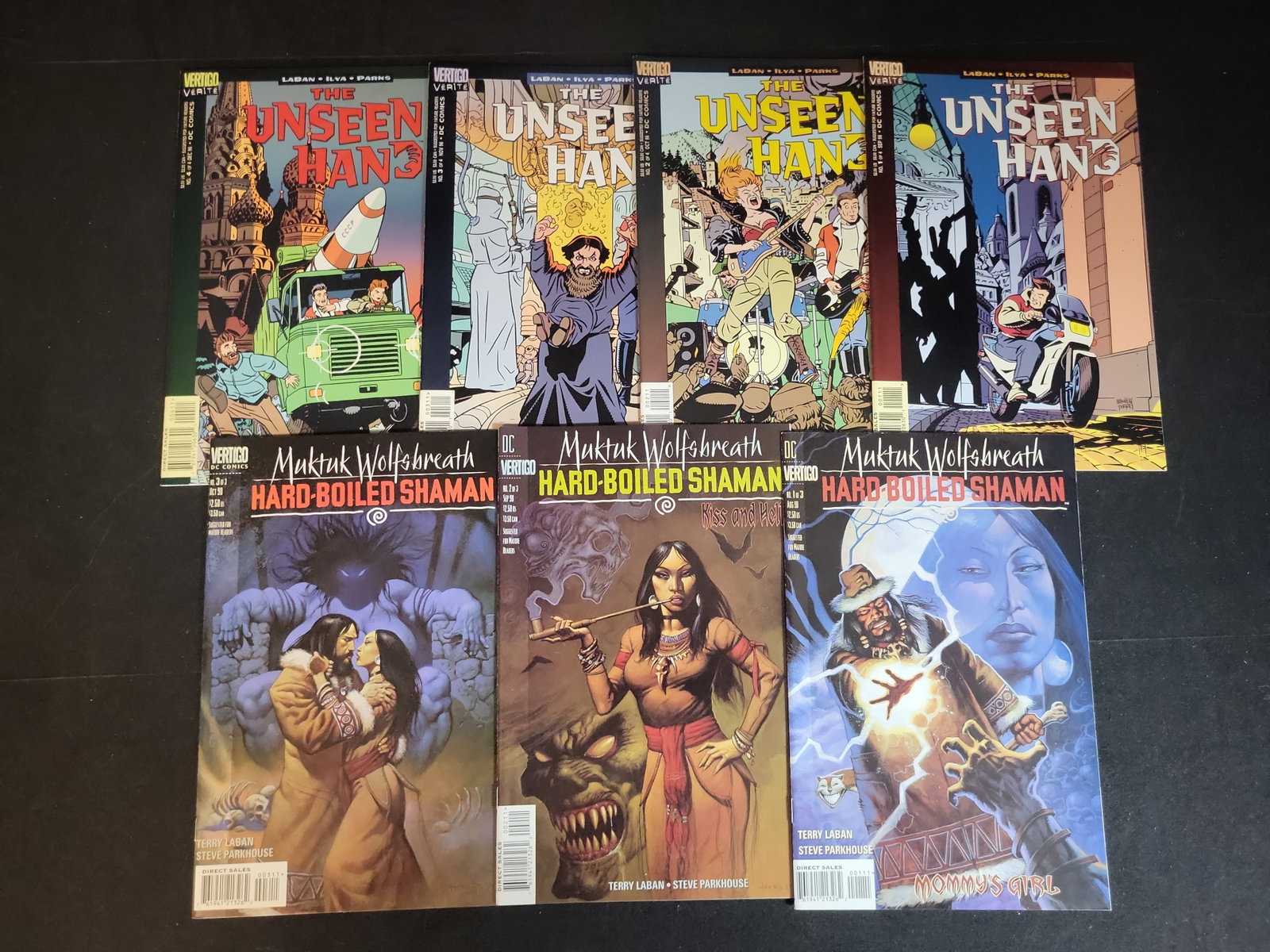 I02671 | Seven Vertigo DC Comics Mature Readers Limited Series Comic Books (1 of 4)