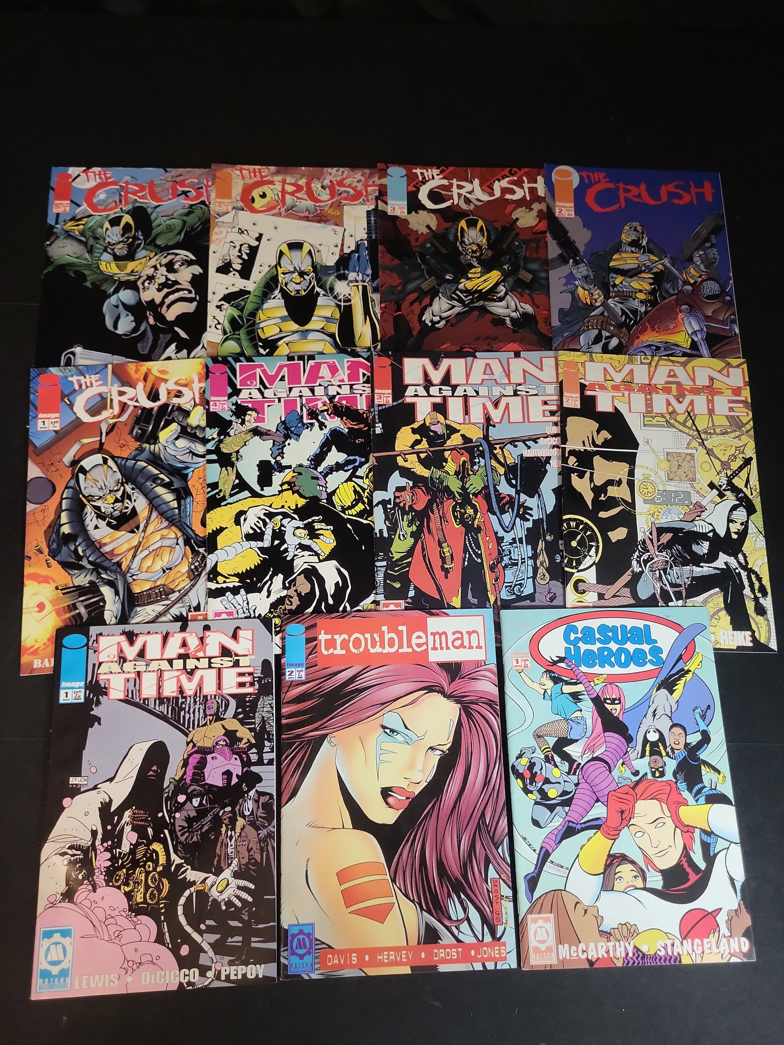 I02680 | 11 Image Comics Motown Machineworks Comic Books Including The Crush and Man Against Time (1 of 6)