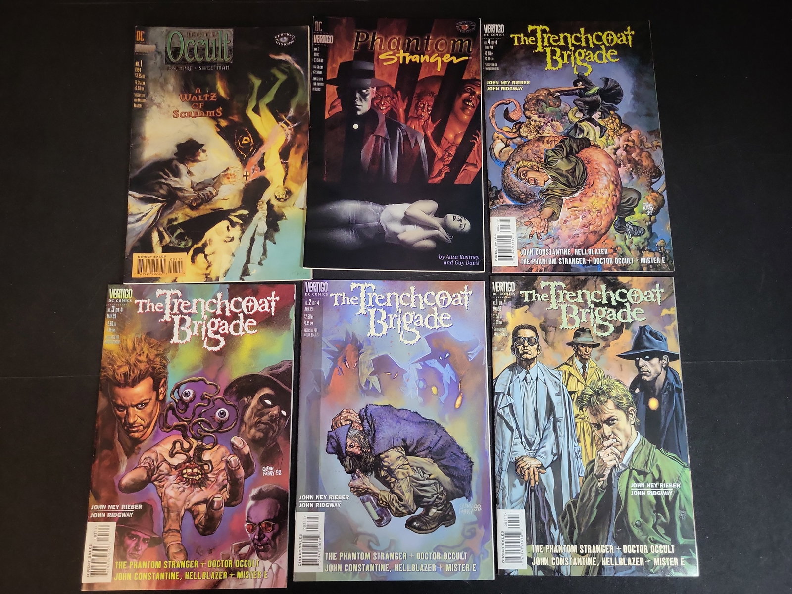 I02683 | A Collection of Six DC Vertigo Comic Books Featuring The Trenchcoat Brigade (1 of 5)